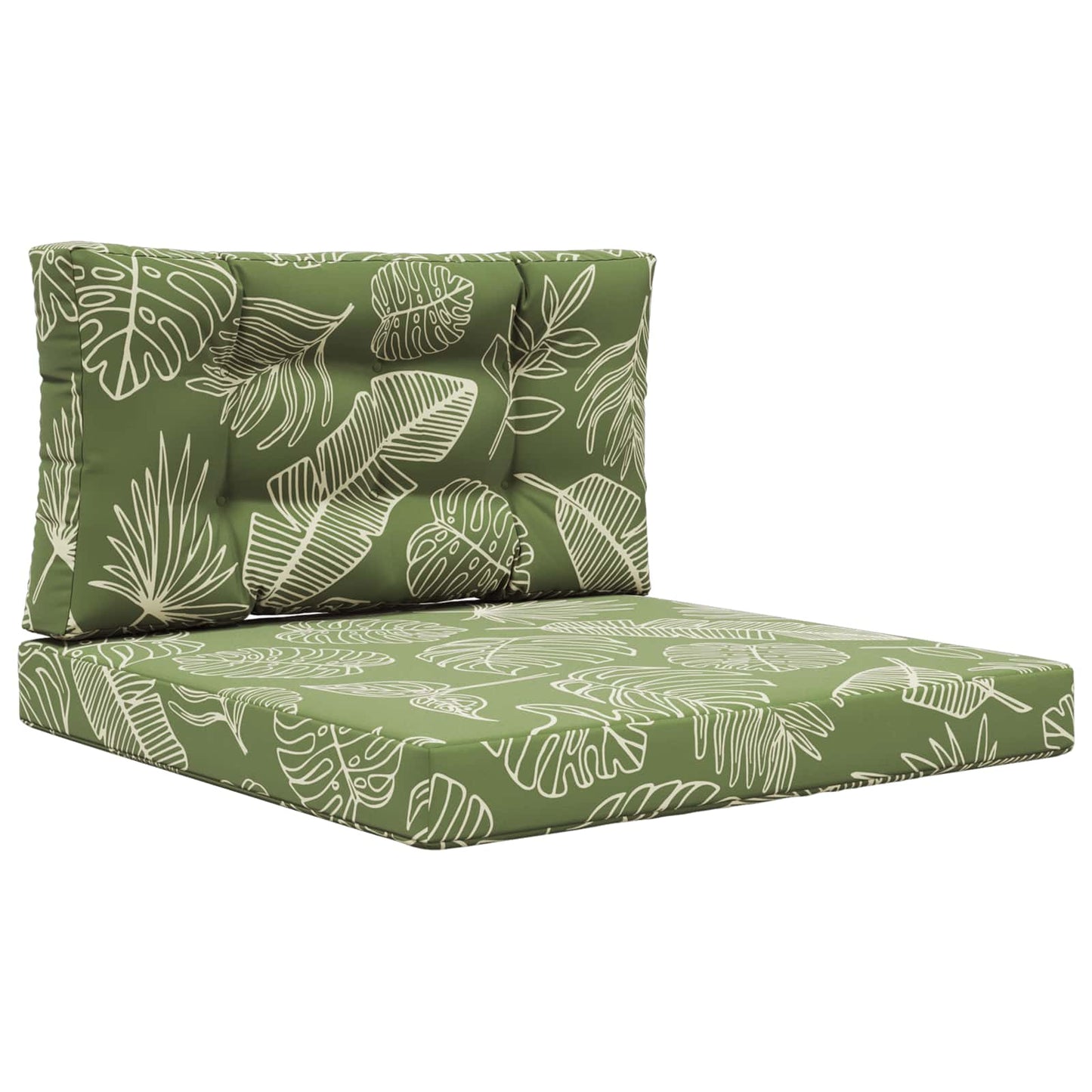 Buiten bankkussen 2 pcs Bladontwerp Polyester is nu te koop bij PeponiXL, paradijselijk wonen!
