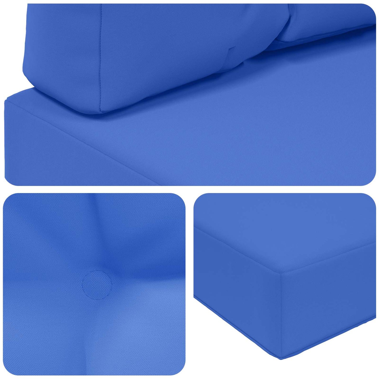 Buiten bankkussen 2 pcs Turquoise Polyester is nu te koop bij PeponiXL, paradijselijk wonen!