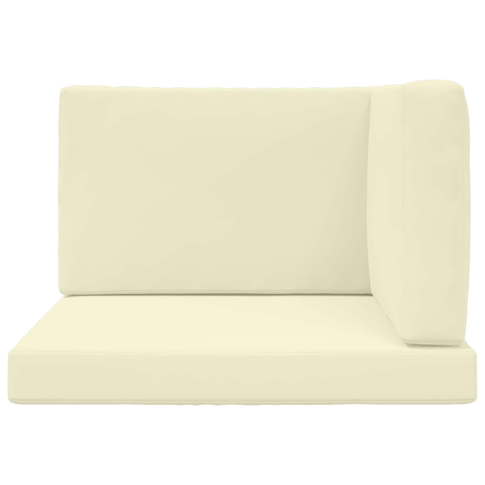 Buiten bankkussen 3 pcs Crème Polyester is nu te koop bij PeponiXL, paradijselijk wonen!