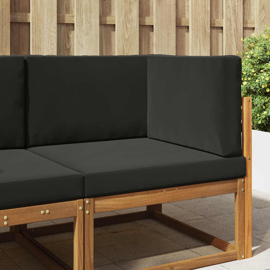 Buiten bankkussen 3 pcs Zwart Polyester is nu te koop bij PeponiXL, paradijselijk wonen!