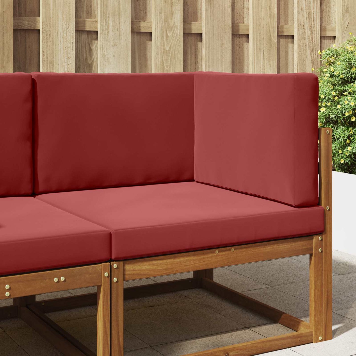 Buiten bankkussen 3 pcs Wijnrood Polyester is nu te koop bij PeponiXL, paradijselijk wonen!