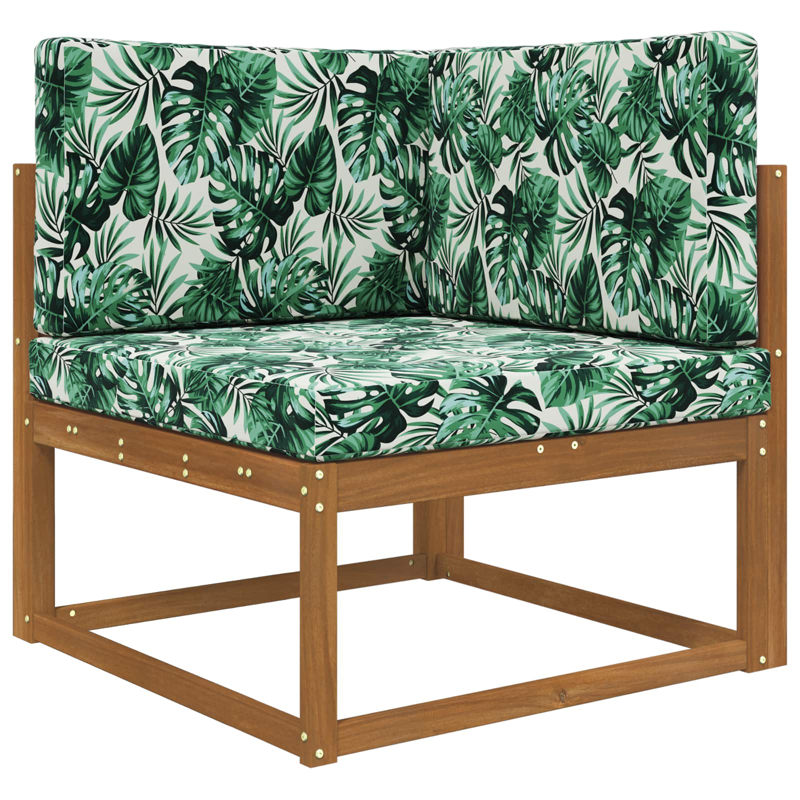 Buiten bankkussen 3 pcs Bladpatroon Polyester is nu te koop bij PeponiXL, paradijselijk wonen!