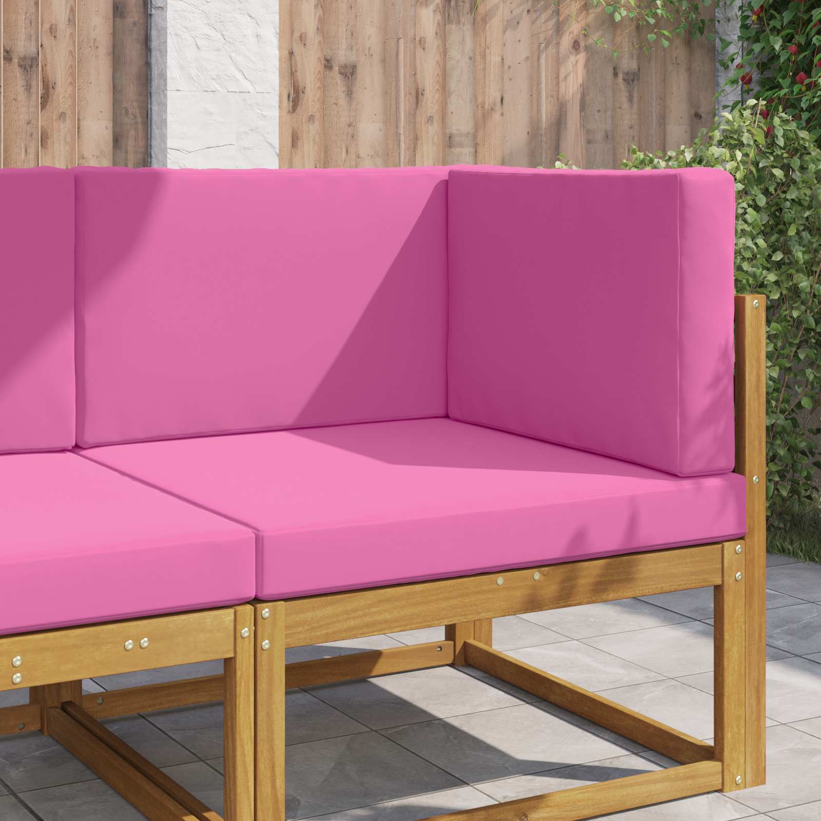 Buiten bankkussen 3 pcs Roze Polyester is nu te koop bij PeponiXL, paradijselijk wonen!