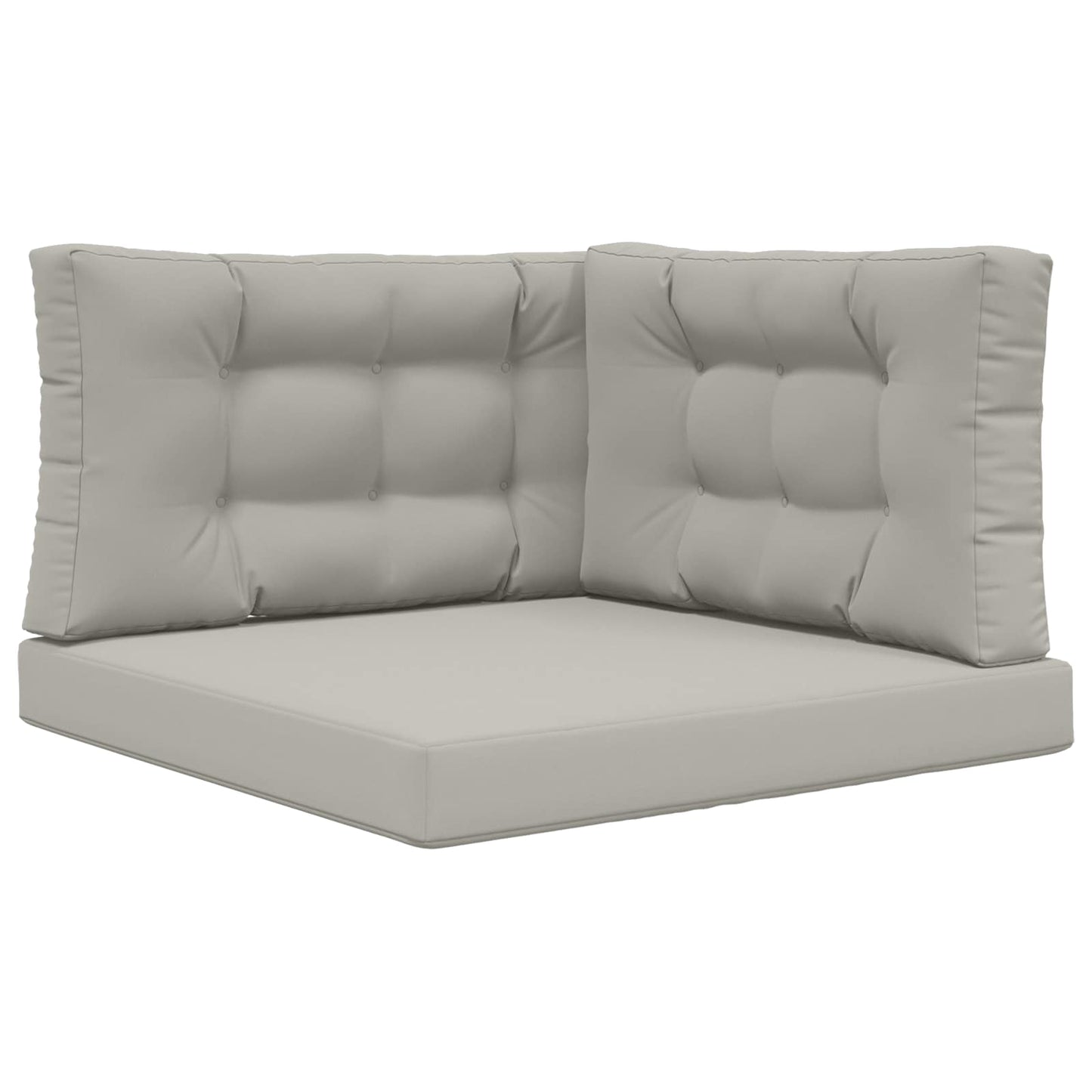 Buiten bankkussen 3 pcs Grijs Polyester is nu te koop bij PeponiXL, paradijselijk wonen!