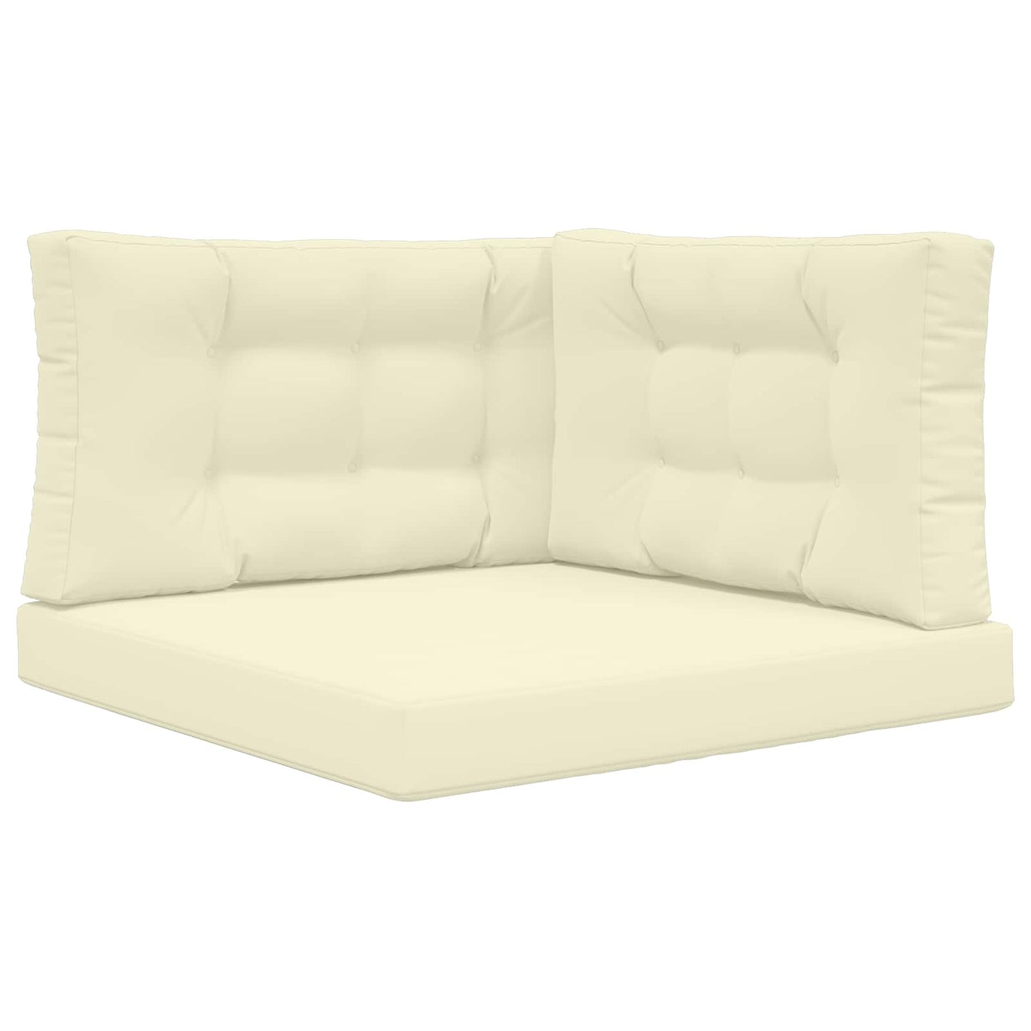 Buiten bankkussen 3 pcs Crème Polyester is nu te koop bij PeponiXL, paradijselijk wonen!