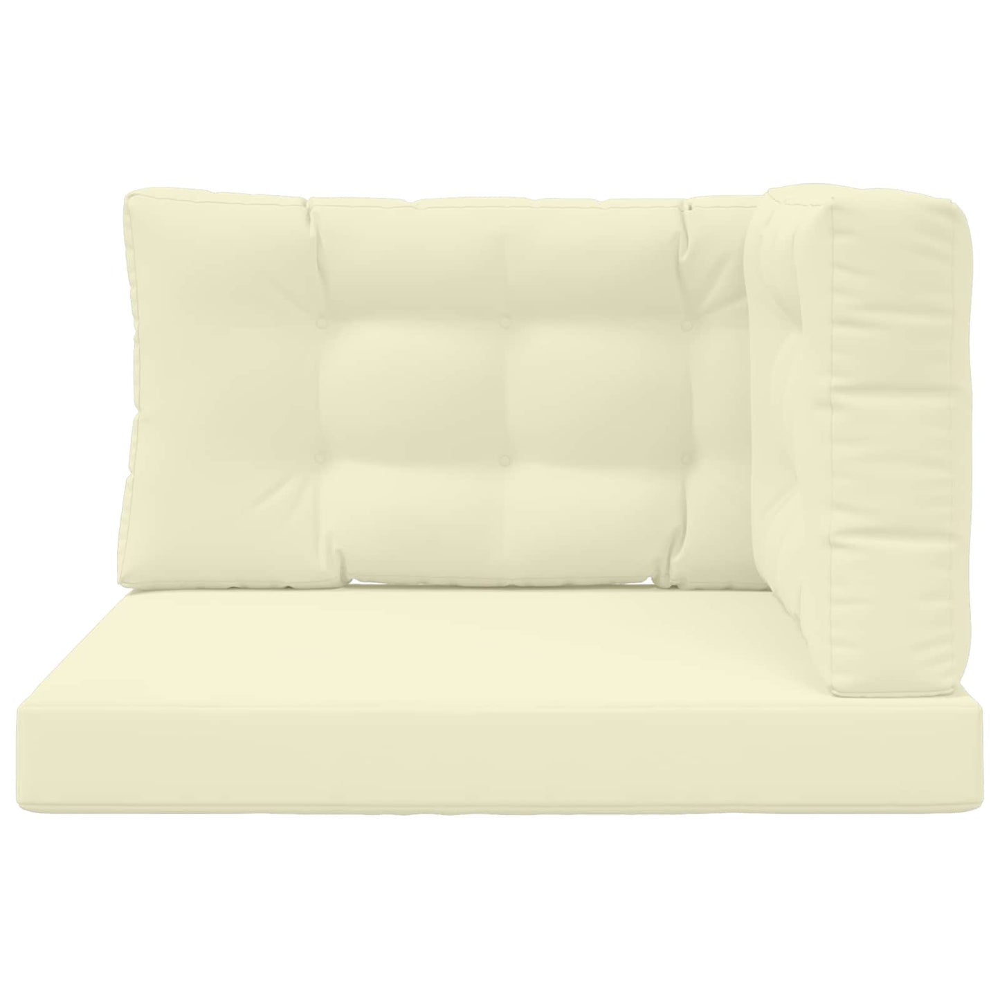 Buiten bankkussen 3 pcs Crème Polyester is nu te koop bij PeponiXL, paradijselijk wonen!