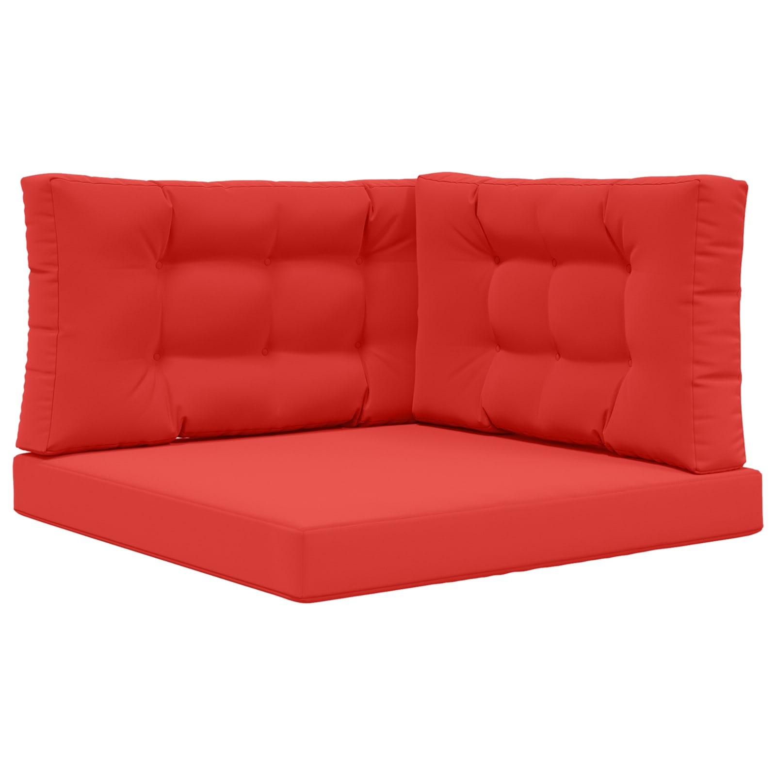 Buiten bankkussen 3 pcs Rood Polyester is nu te koop bij PeponiXL, paradijselijk wonen!