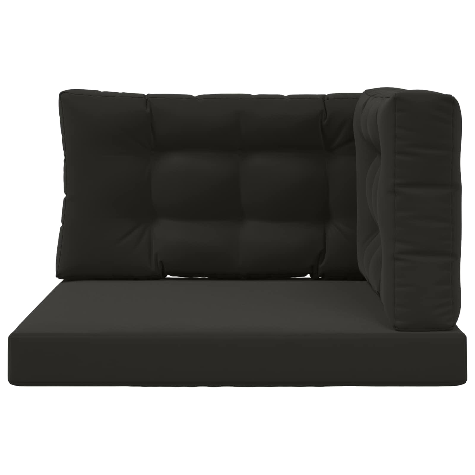 Buiten bankkussen 3 pcs Zwart Polyester is nu te koop bij PeponiXL, paradijselijk wonen!