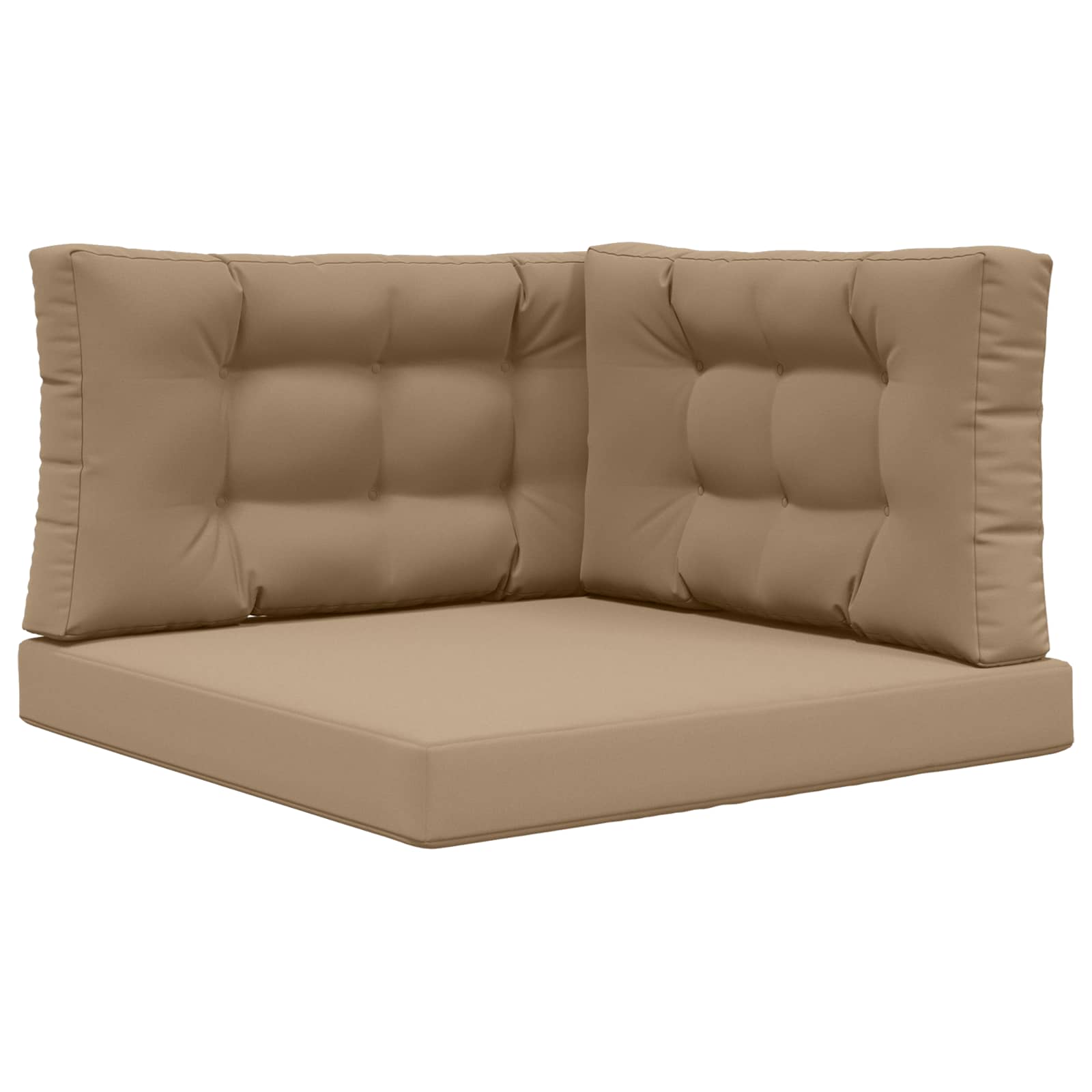 Buiten bankkussen 3 pcs Taupe Polyester is nu te koop bij PeponiXL, paradijselijk wonen!