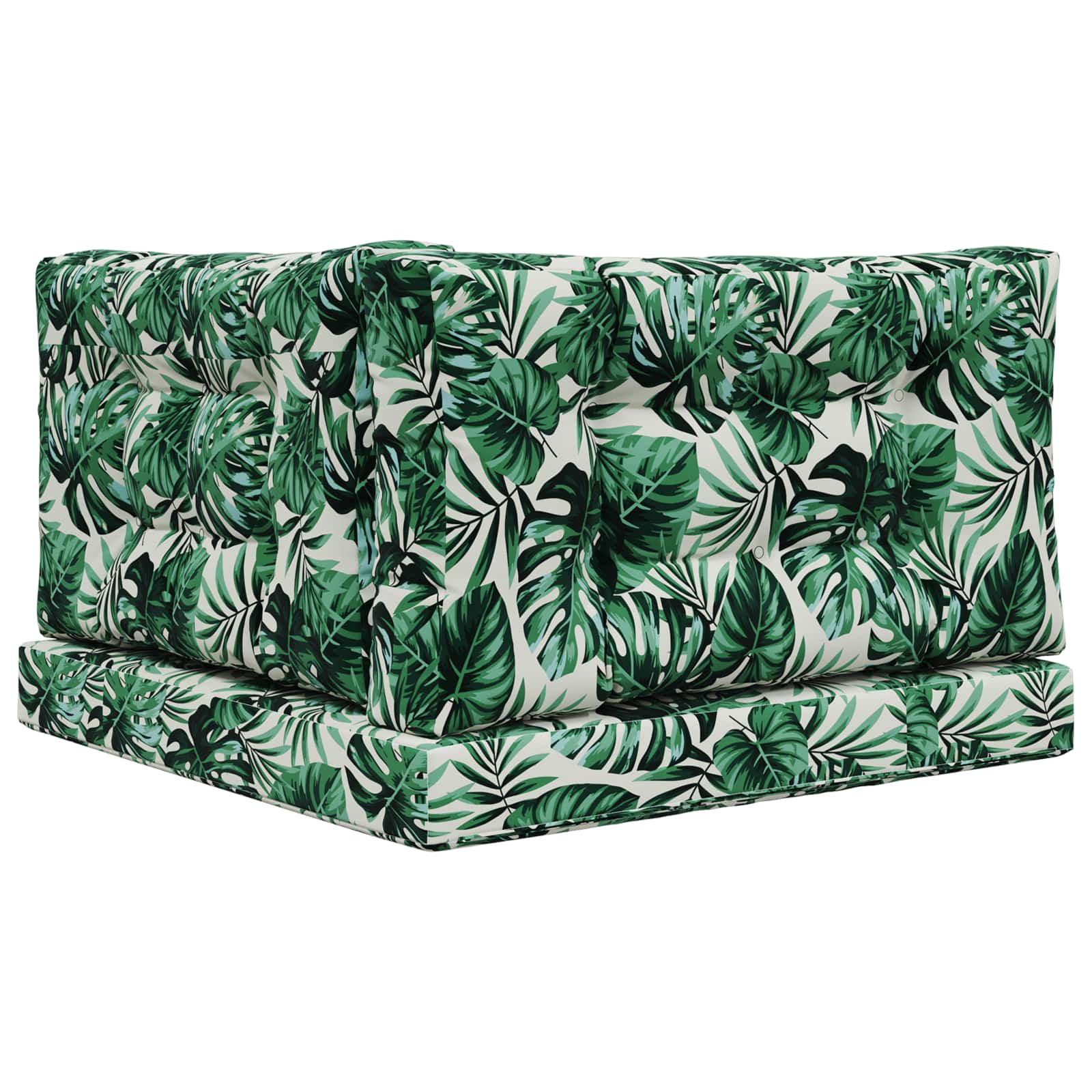 Buiten bankkussen 3 pcs Bladpatroon Polyester is nu te koop bij PeponiXL, paradijselijk wonen!