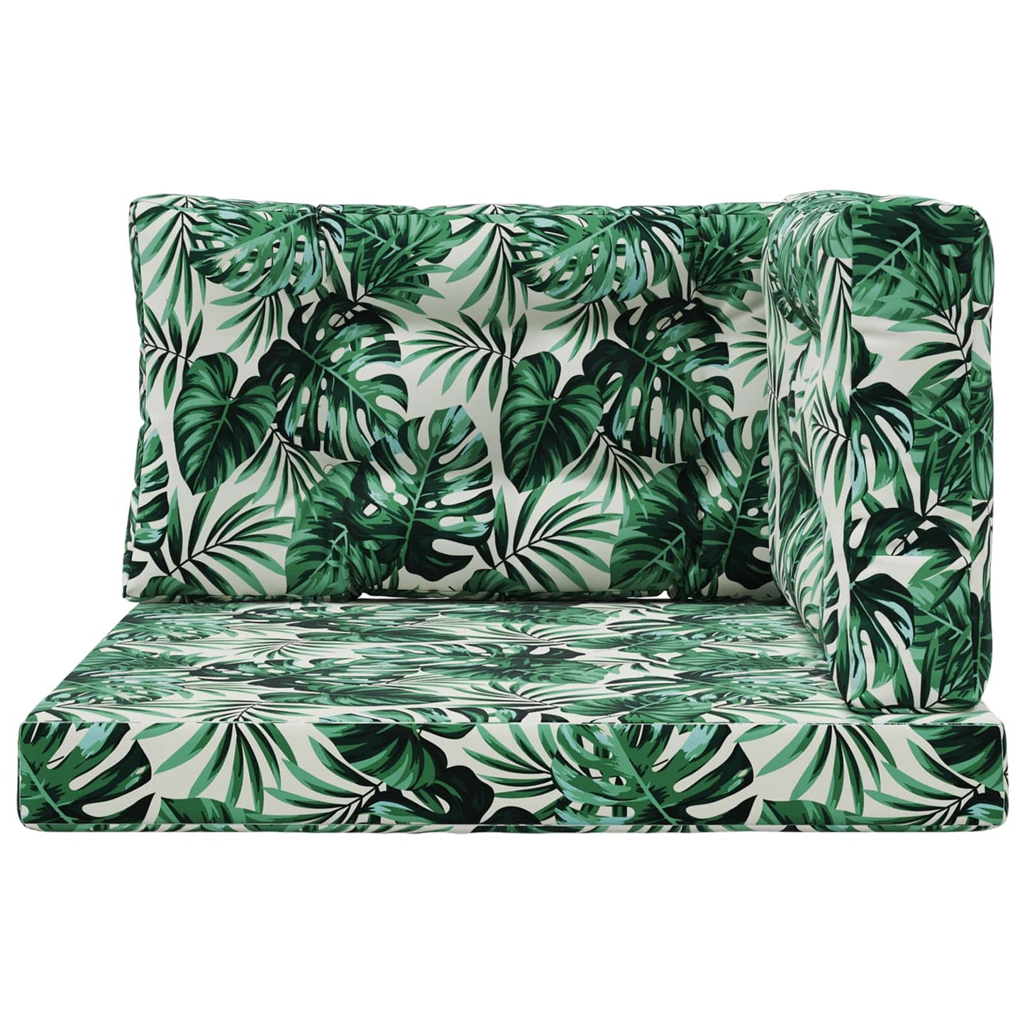 Buiten bankkussen 3 pcs Bladpatroon Polyester is nu te koop bij PeponiXL, paradijselijk wonen!