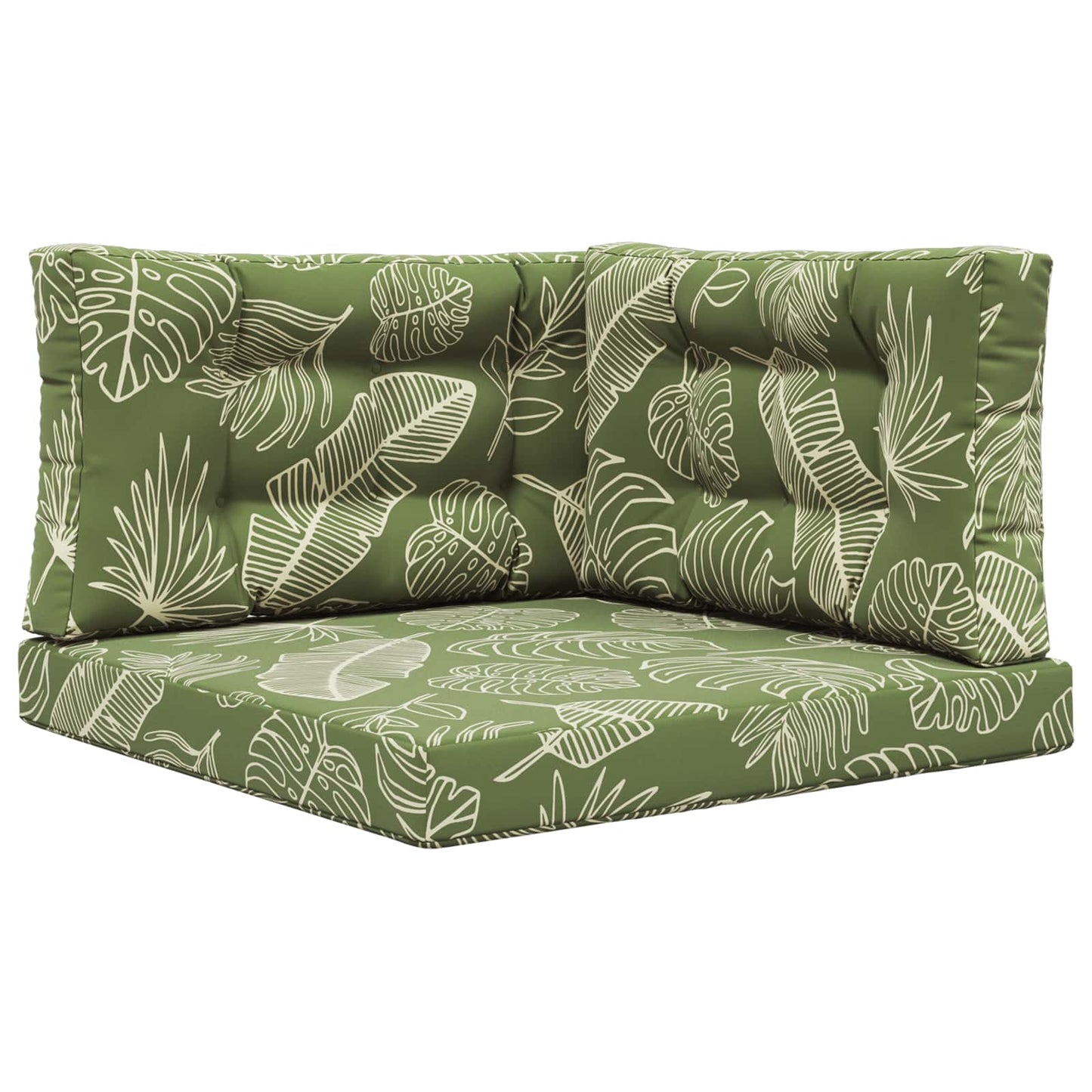 Buiten bankkussen 3 pcs Bladontwerp Polyester is nu te koop bij PeponiXL, paradijselijk wonen!