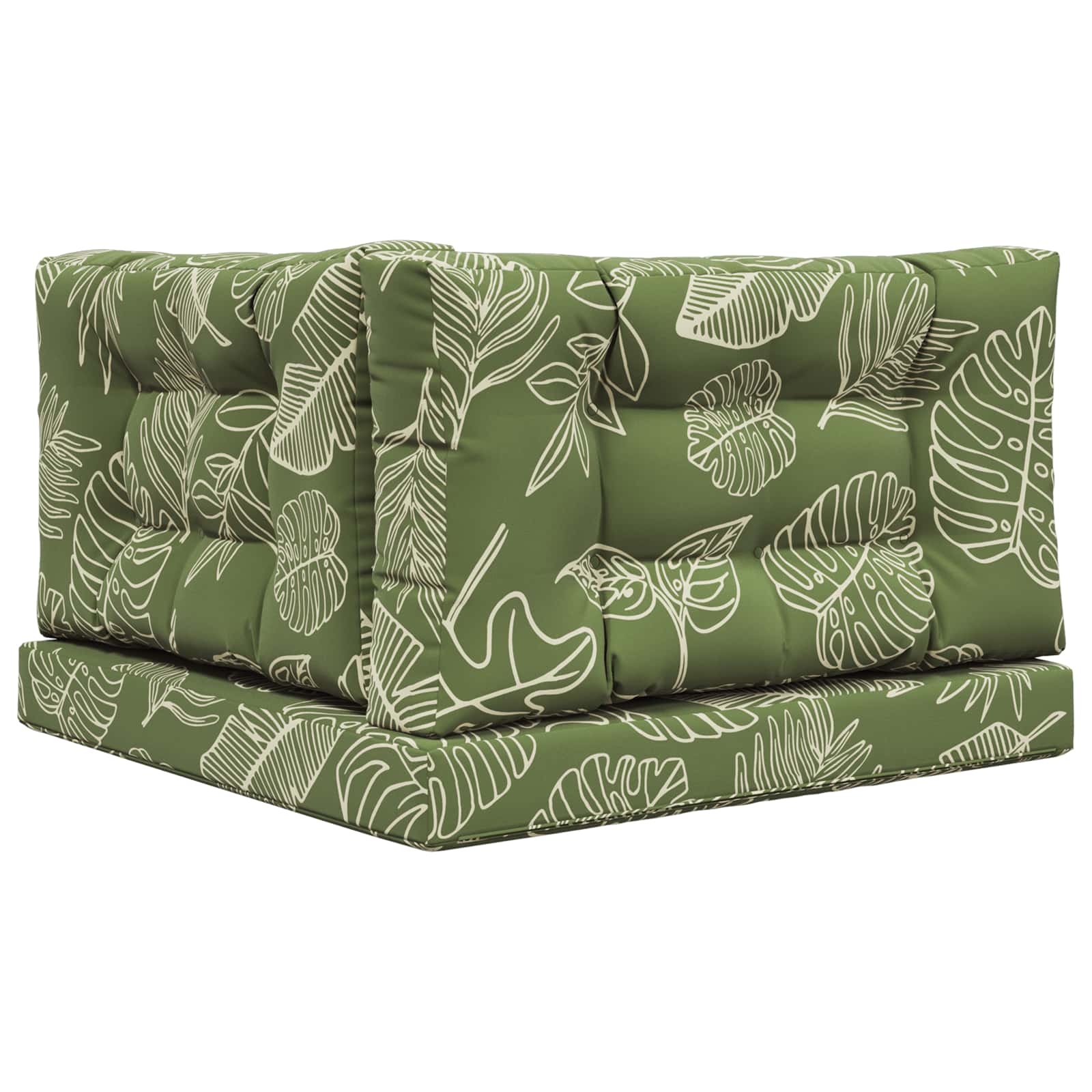 Buiten bankkussen 3 pcs Bladontwerp Polyester is nu te koop bij PeponiXL, paradijselijk wonen!