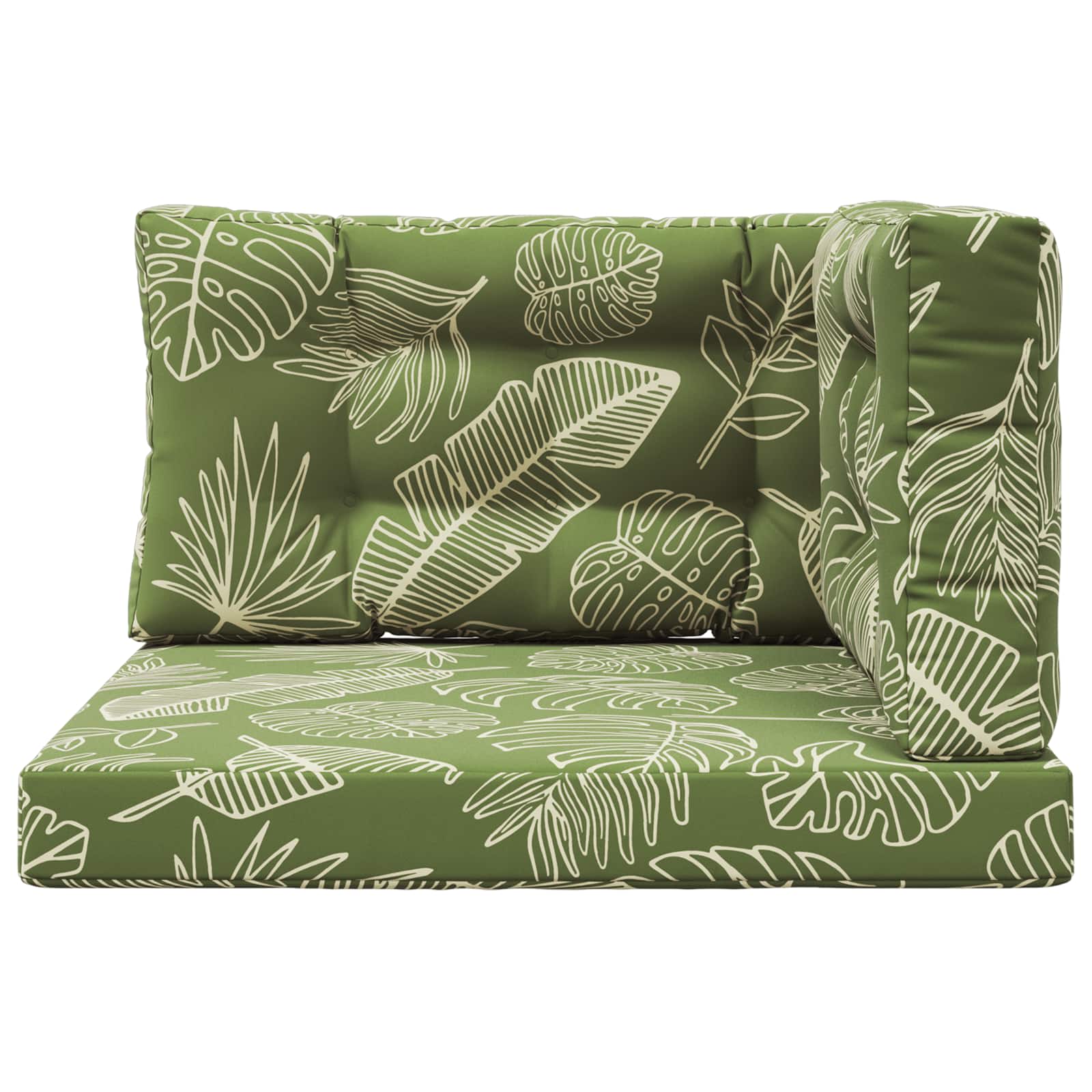Buiten bankkussen 3 pcs Bladontwerp Polyester is nu te koop bij PeponiXL, paradijselijk wonen!
