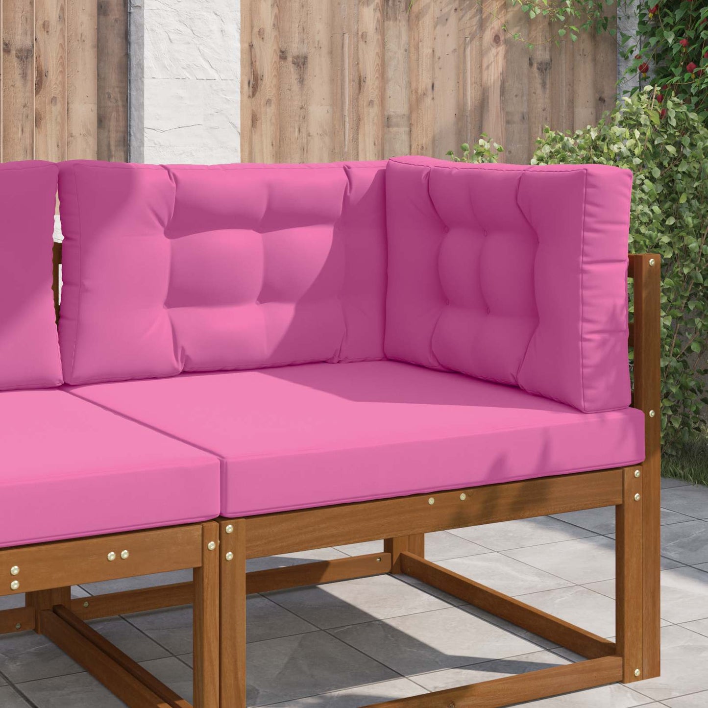 Buiten bankkussen 3 pcs Roze Polyester is nu te koop bij PeponiXL, paradijselijk wonen!