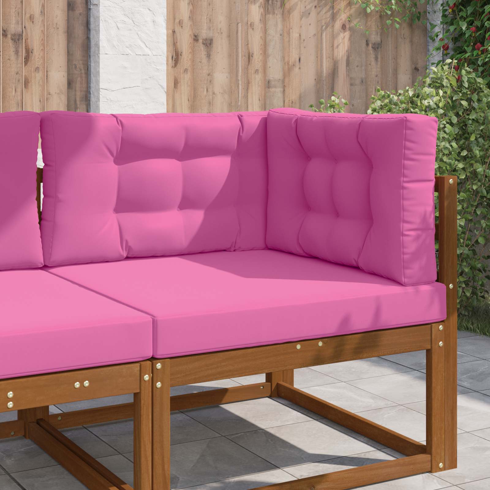 Buiten bankkussen 3 pcs Roze Polyester is nu te koop bij PeponiXL, paradijselijk wonen!