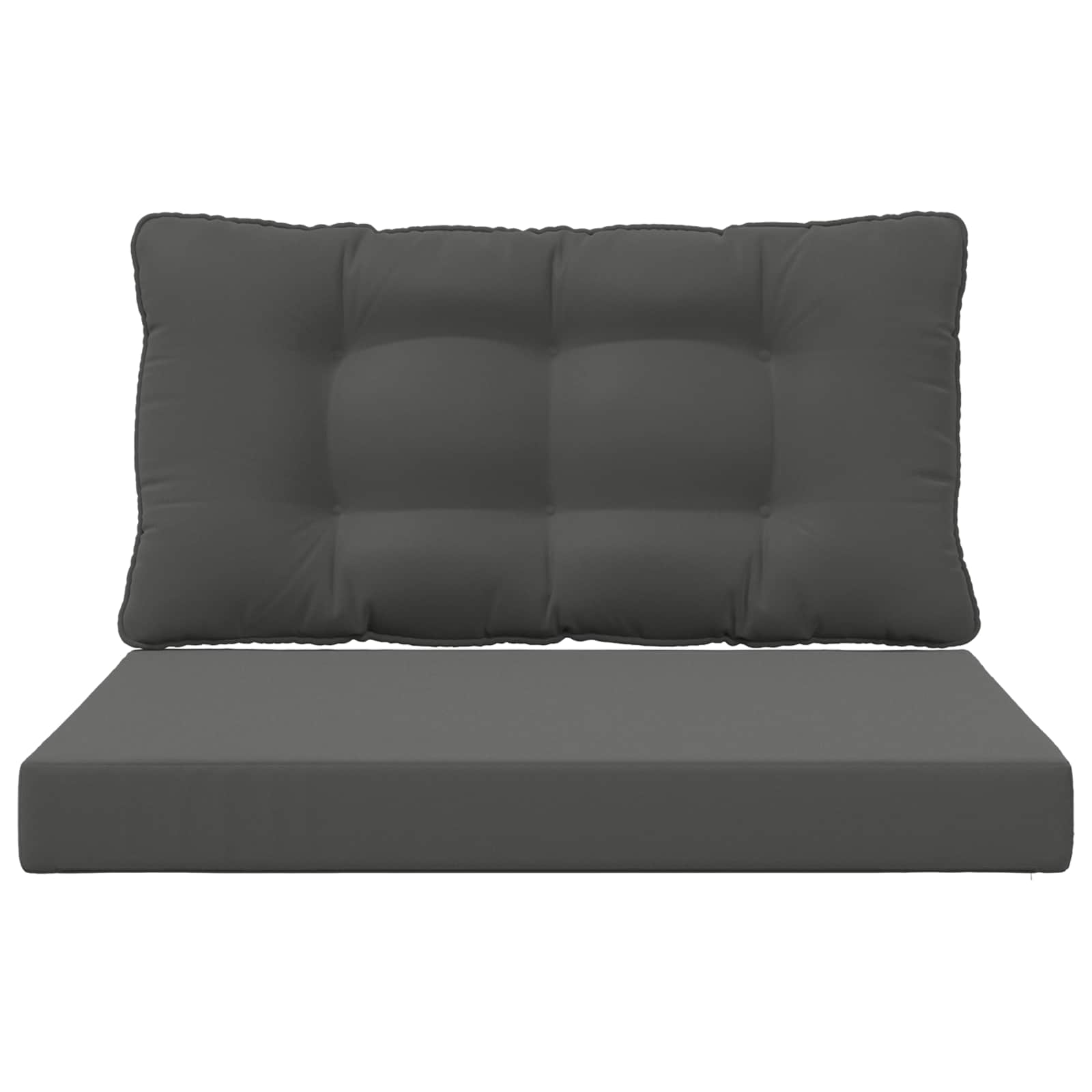 Buiten bankkussen 2 pcs Antraciet Polyester is nu te koop bij PeponiXL, paradijselijk wonen!