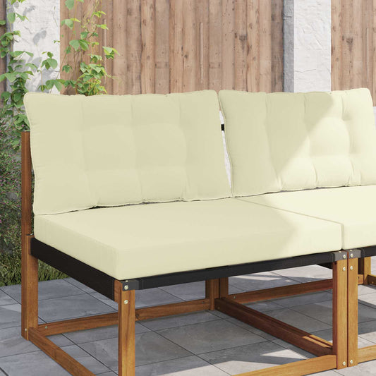 Buiten bankkussen 2 pcs Crème Polyester is nu te koop bij PeponiXL, paradijselijk wonen!