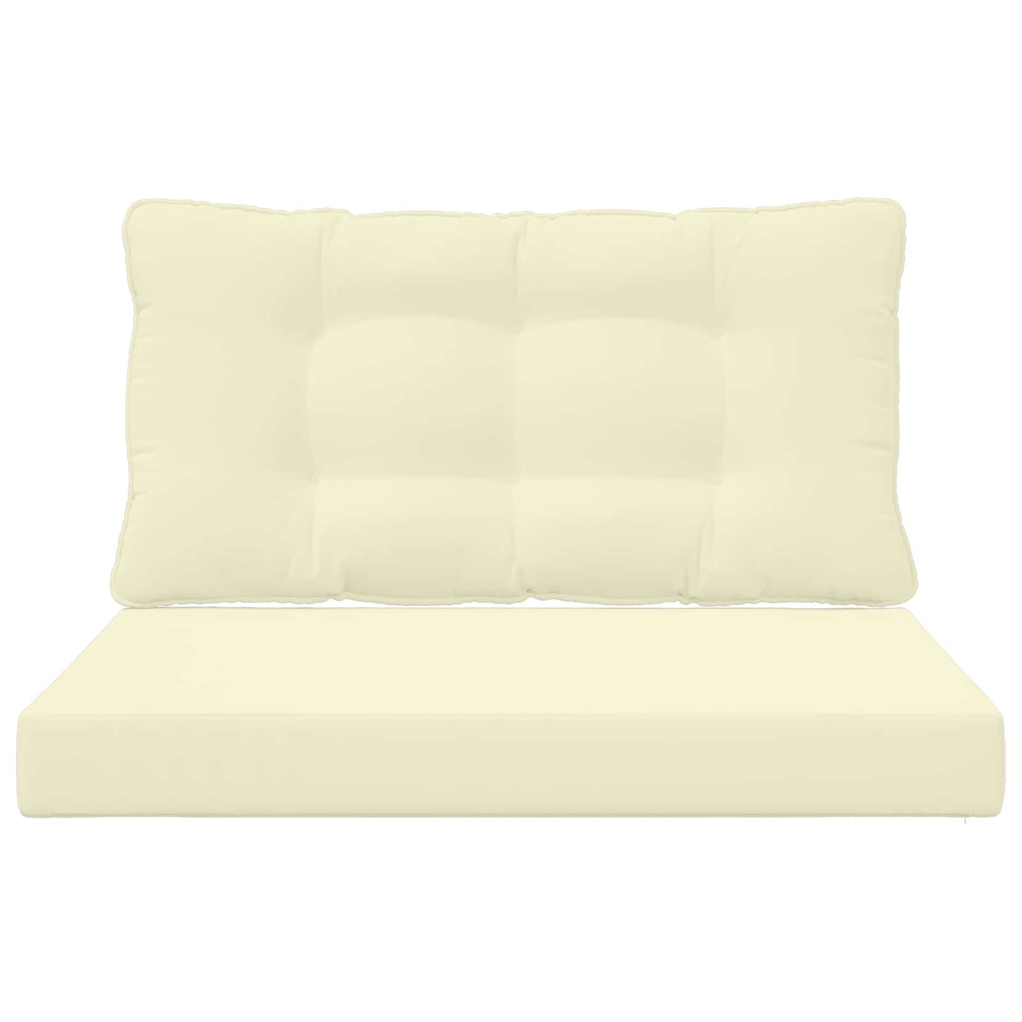 Buiten bankkussen 2 pcs Crème Polyester is nu te koop bij PeponiXL, paradijselijk wonen!
