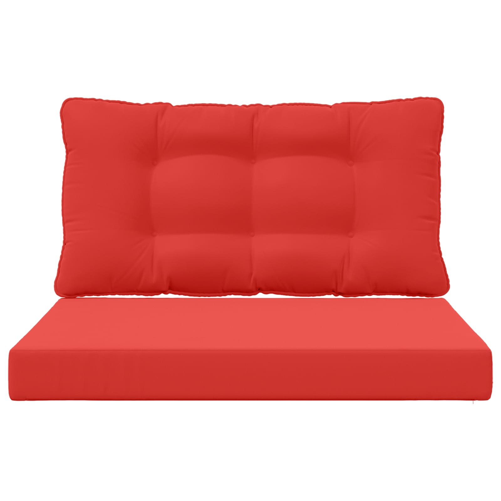 Buiten bankkussen 2 pcs Rood Polyester is nu te koop bij PeponiXL, paradijselijk wonen!