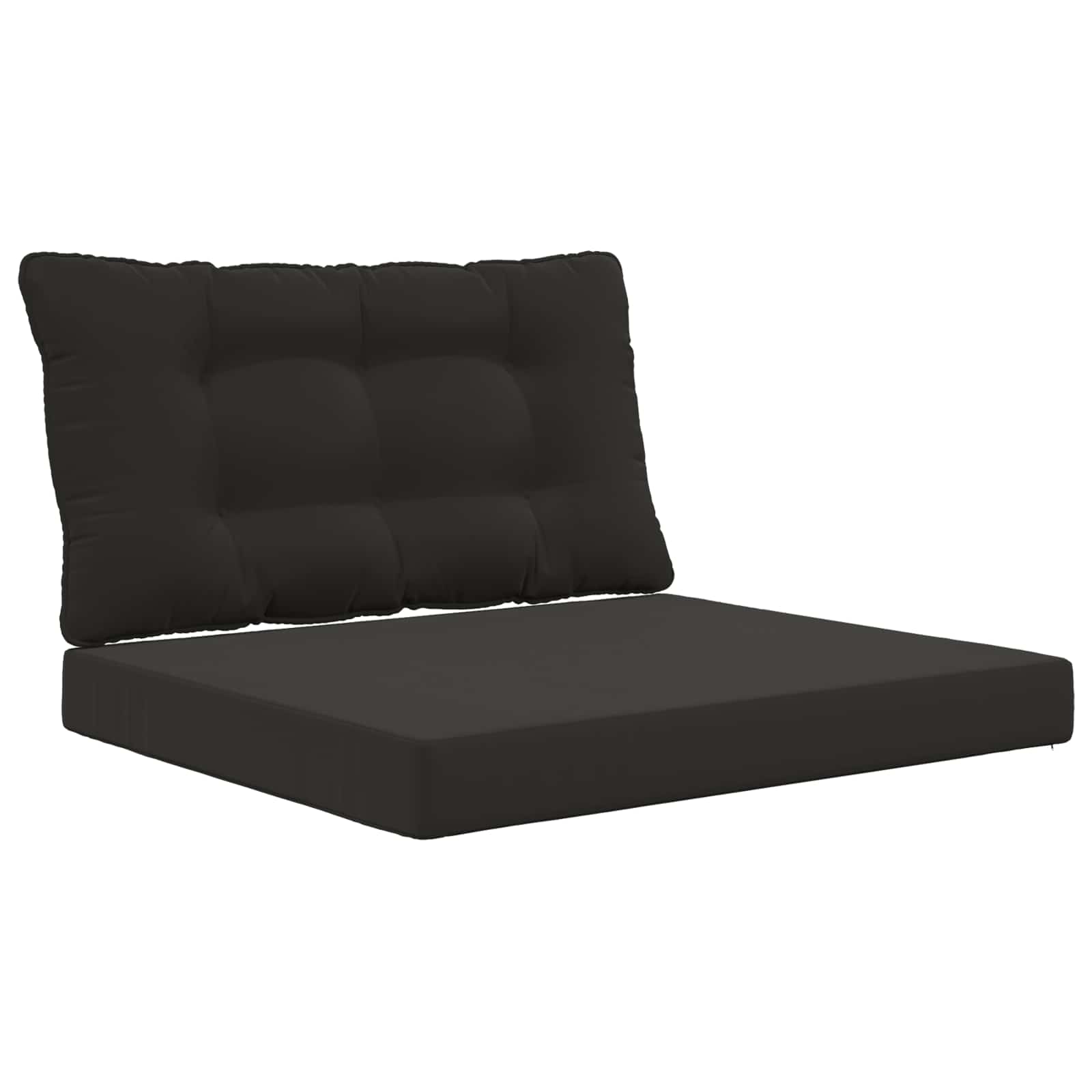 Buiten bankkussen 2 pcs Zwart Polyester is nu te koop bij PeponiXL, paradijselijk wonen!