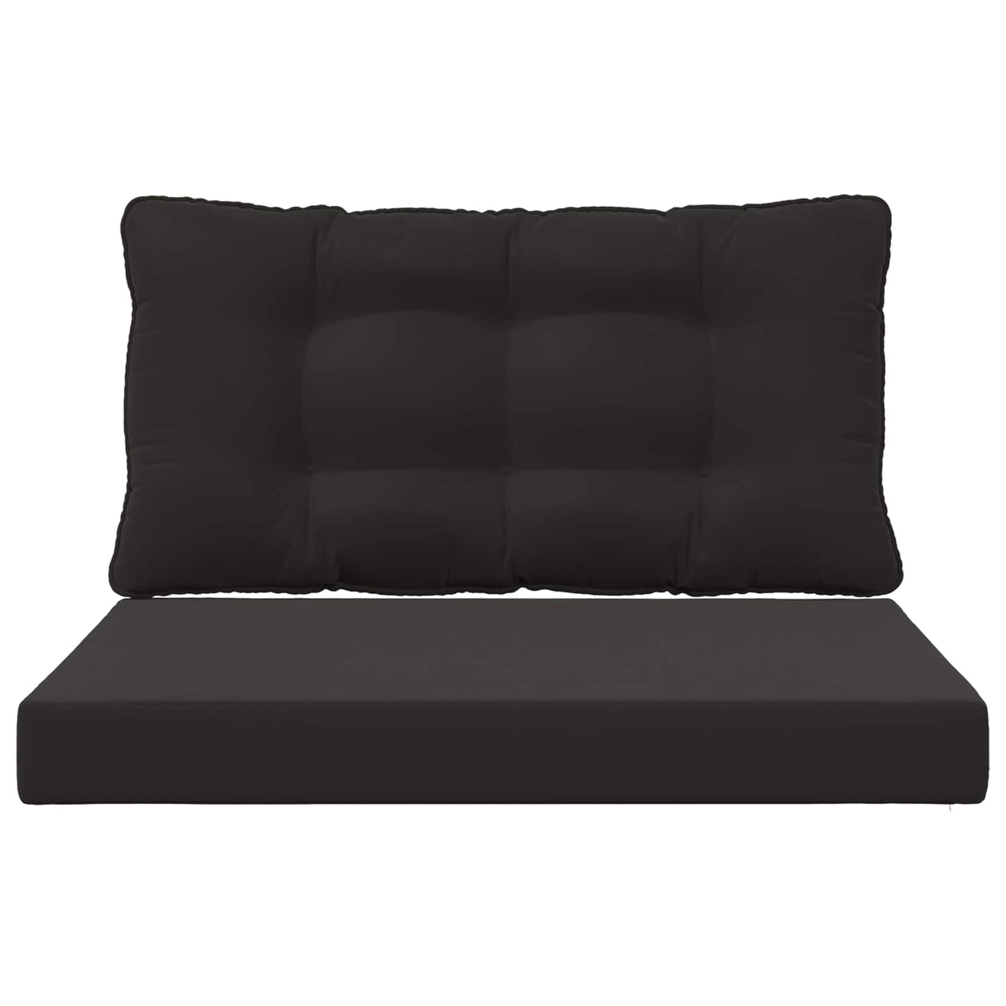 Buiten bankkussen 2 pcs Zwart Polyester is nu te koop bij PeponiXL, paradijselijk wonen!
