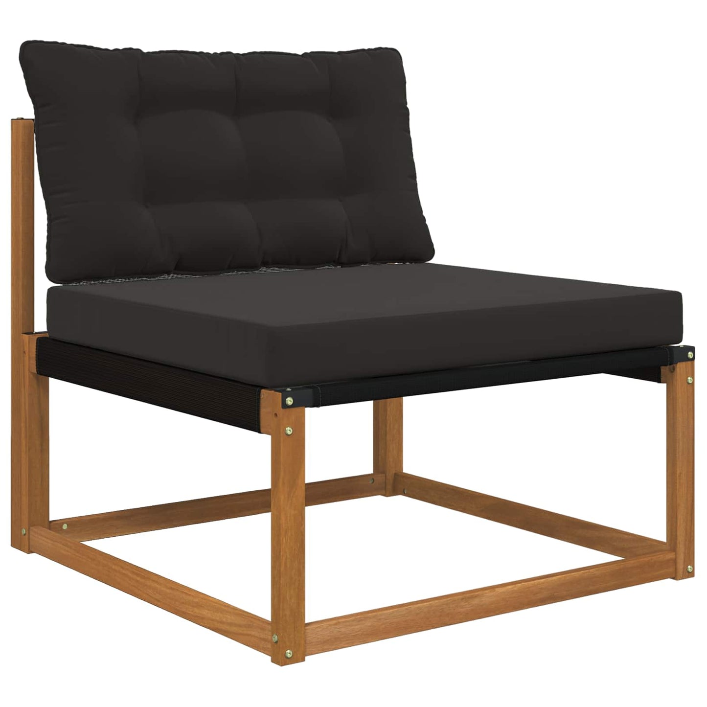 Buiten bankkussen 2 pcs Zwart Polyester is nu te koop bij PeponiXL, paradijselijk wonen!