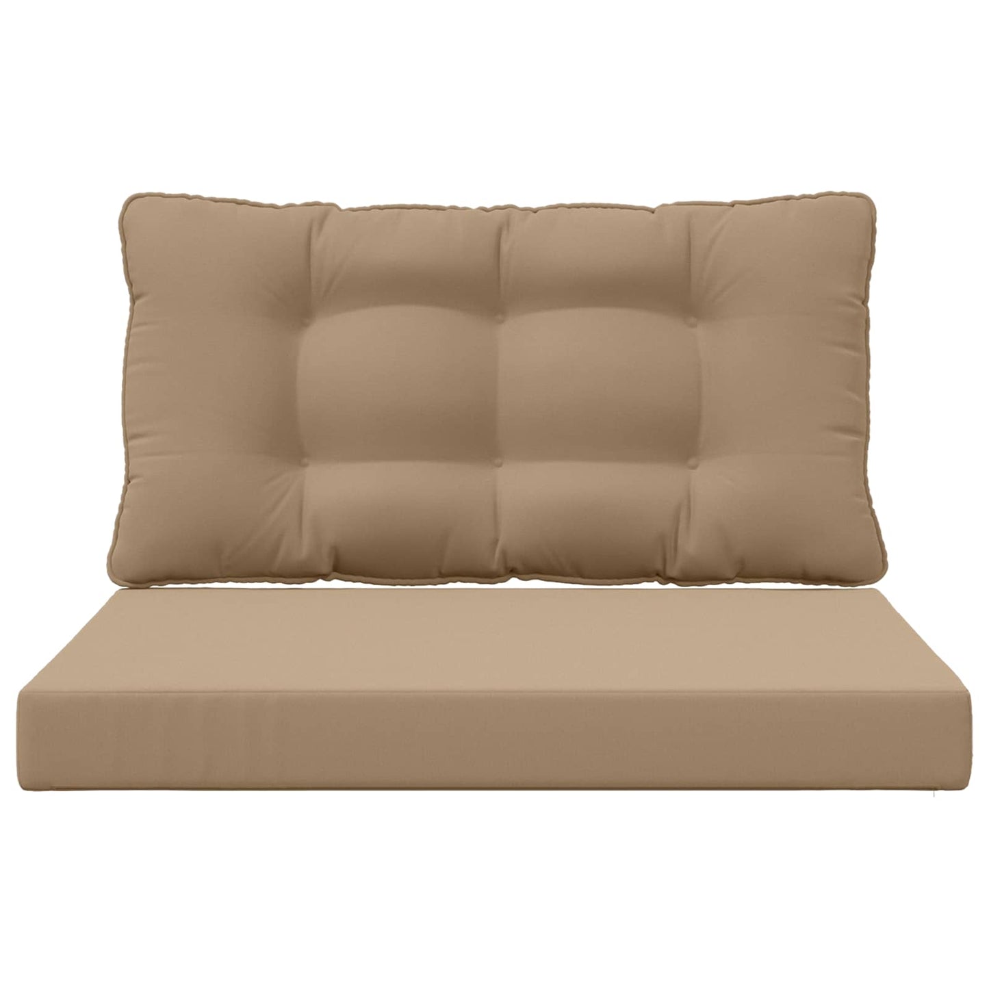 Buiten bankkussen 2 pcs Taupe Polyester is nu te koop bij PeponiXL, paradijselijk wonen!