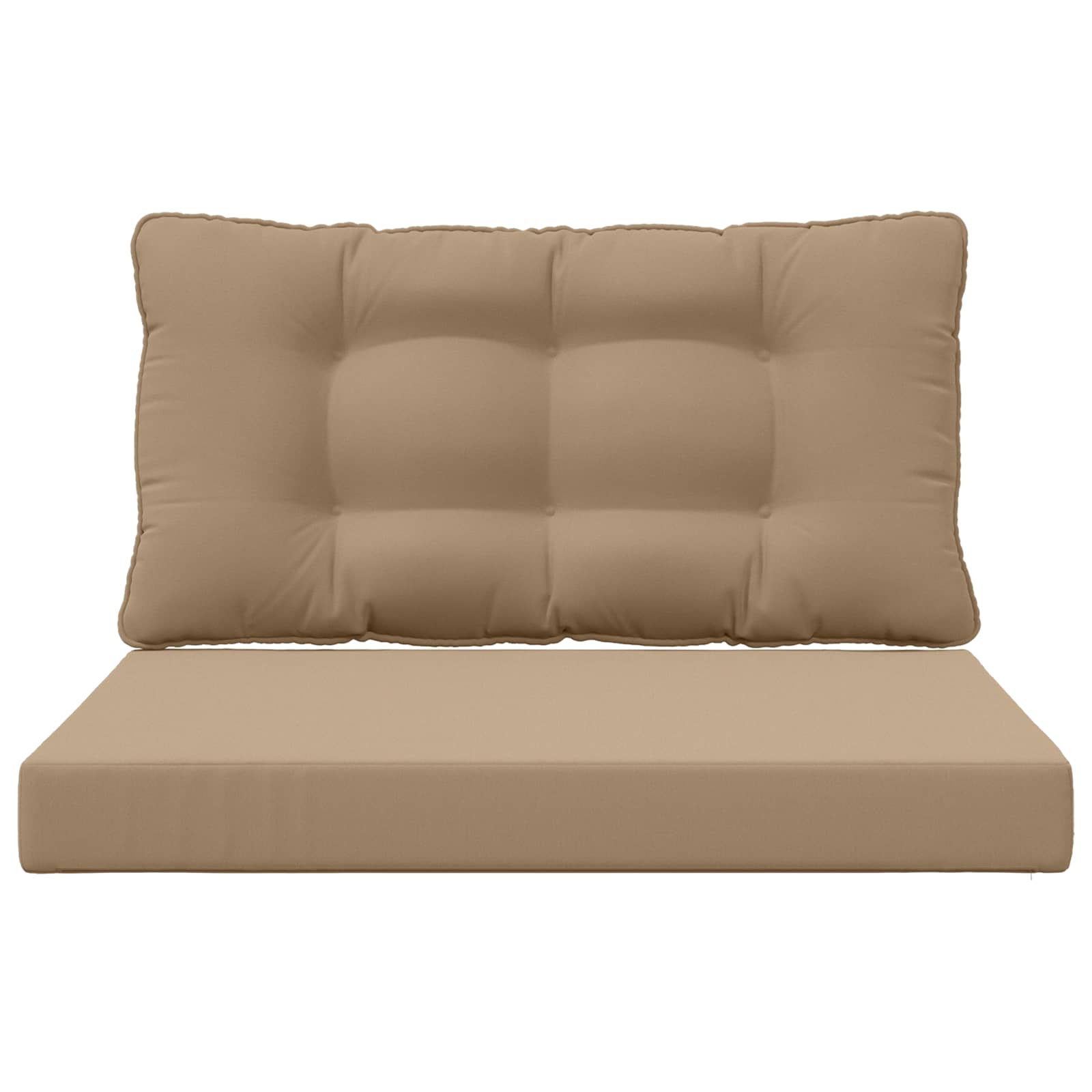 Buiten bankkussen 2 pcs Taupe Polyester is nu te koop bij PeponiXL, paradijselijk wonen!