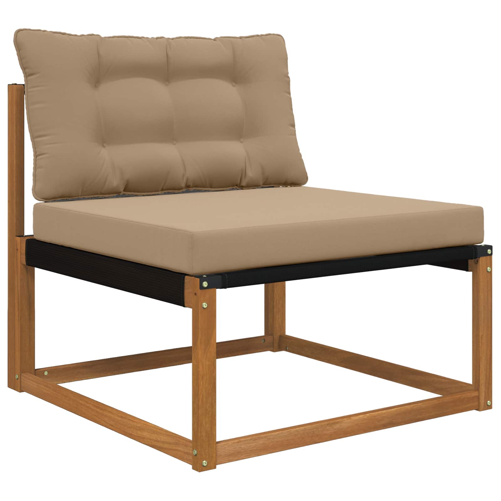 Buiten bankkussen 2 pcs Taupe Polyester is nu te koop bij PeponiXL, paradijselijk wonen!