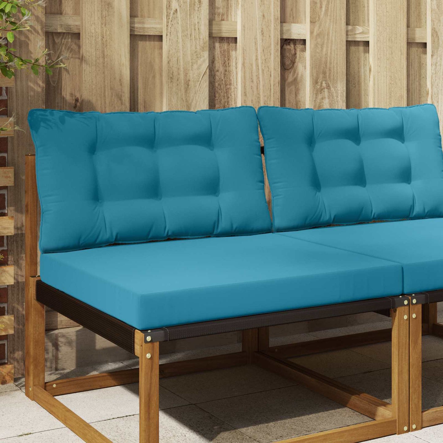 Buiten bankkussen 2 pcs Koninklijk Blauw Polyester is nu te koop bij PeponiXL, paradijselijk wonen!