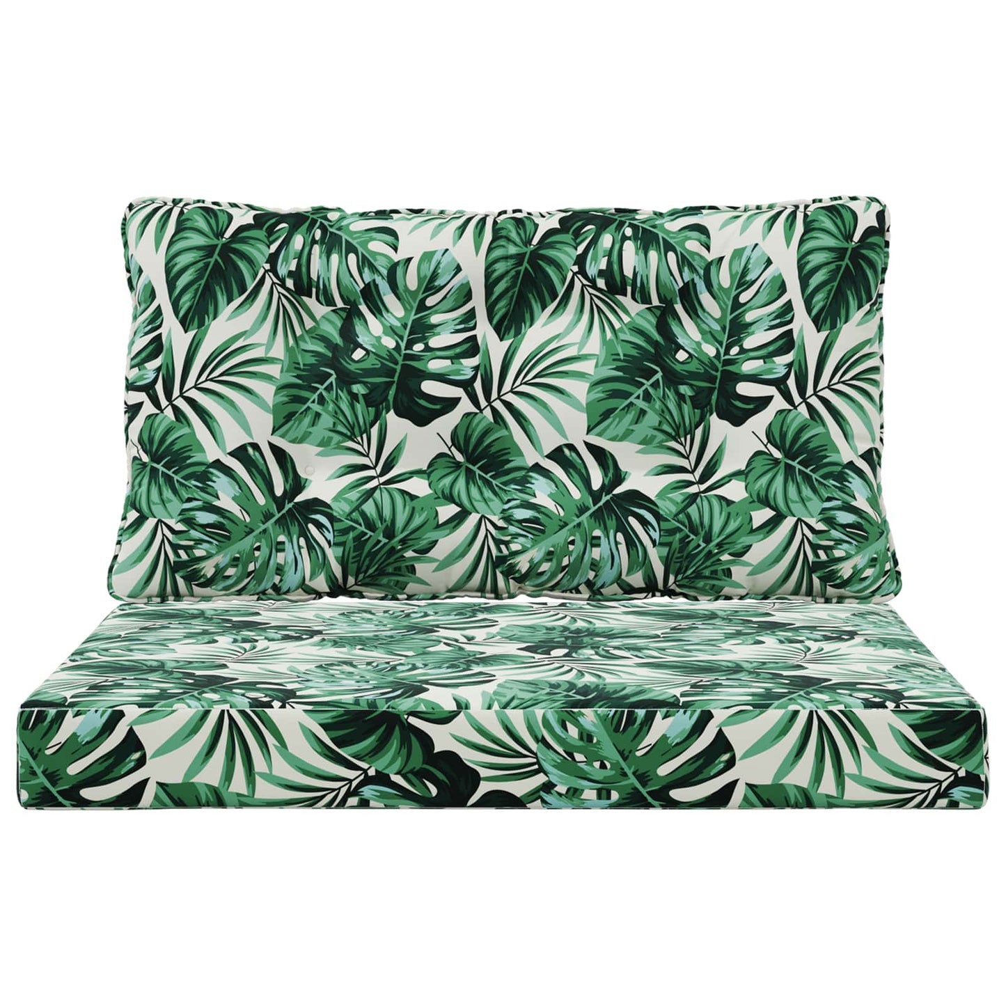 Buiten bankkussen 2 pcs Bladpatroon Polyester is nu te koop bij PeponiXL, paradijselijk wonen!