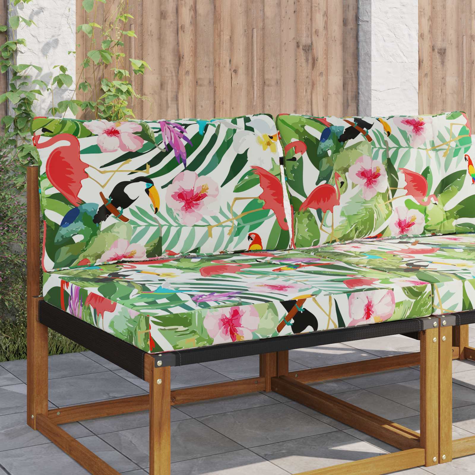 Buiten bankkussen 2 pcs kleurrijk Polyester is nu te koop bij PeponiXL, paradijselijk wonen!