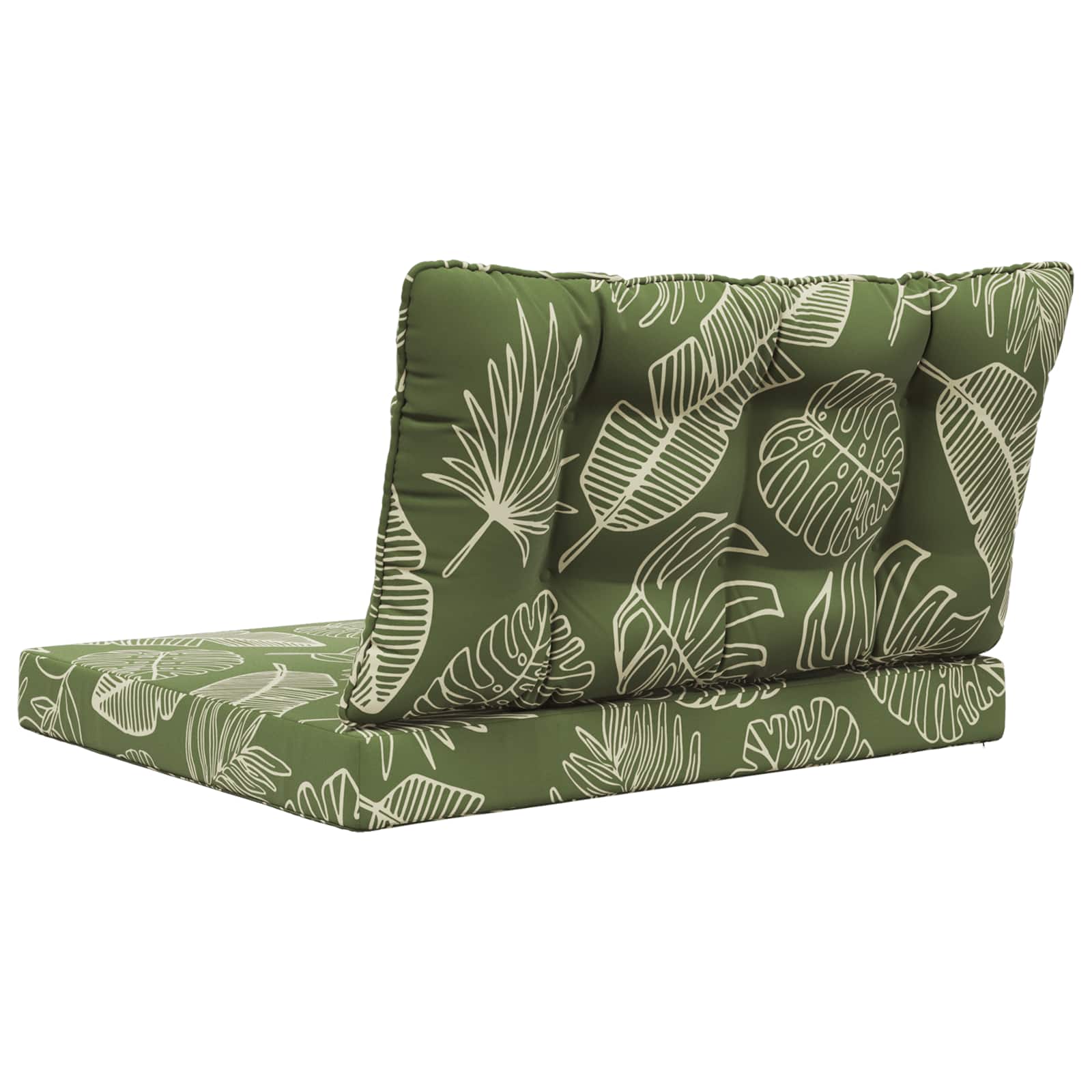 Buiten bankkussen 2 pcs Bladontwerp Polyester is nu te koop bij PeponiXL, paradijselijk wonen!