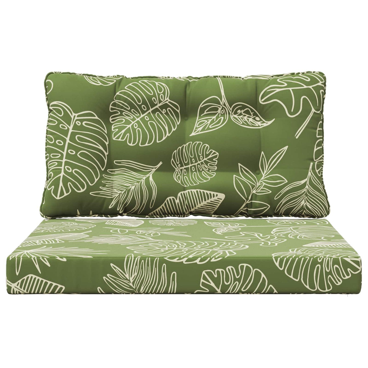 Buiten bankkussen 2 pcs Bladontwerp Polyester is nu te koop bij PeponiXL, paradijselijk wonen!
