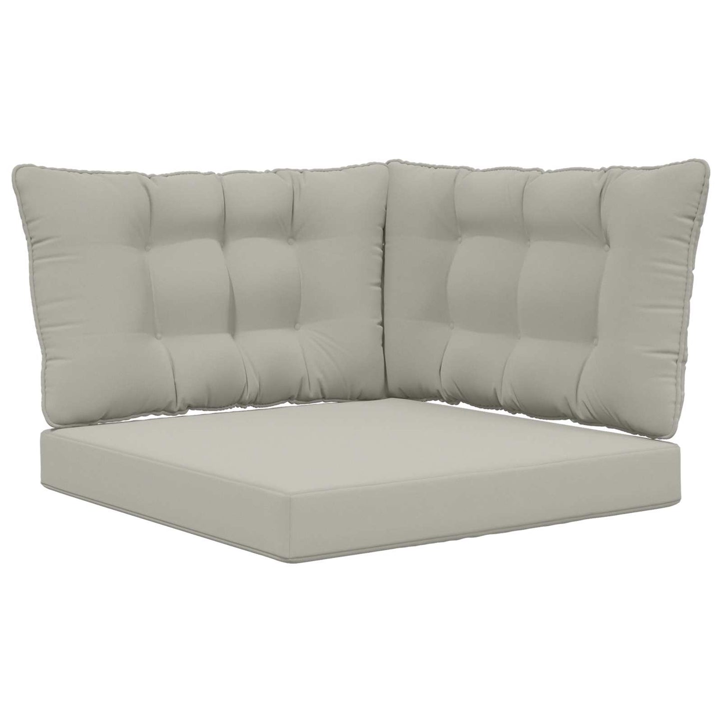 Buiten bankkussen 3 pcs Grijs Polyester is nu te koop bij PeponiXL, paradijselijk wonen!