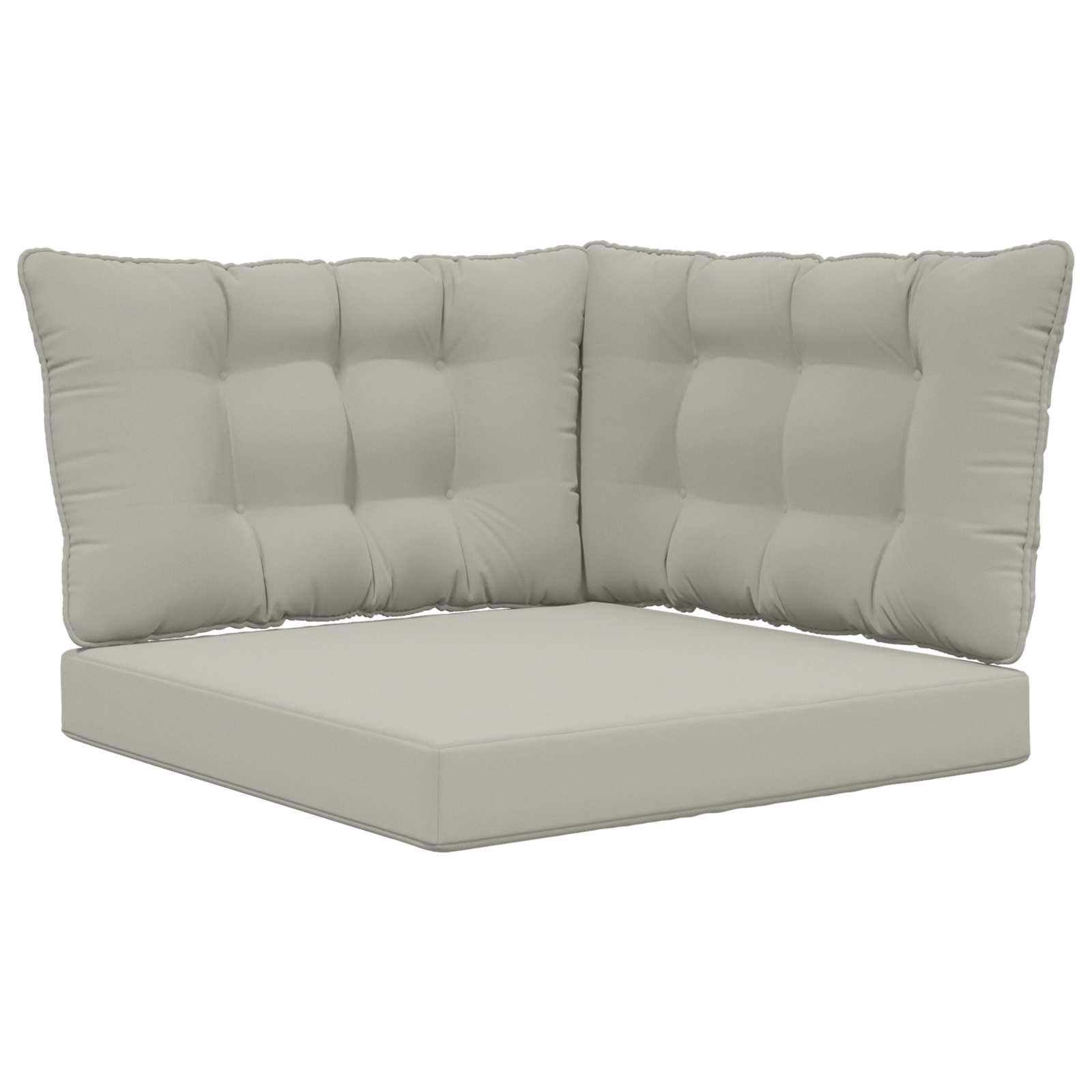 Buiten bankkussen 3 pcs Grijs Polyester is nu te koop bij PeponiXL, paradijselijk wonen!