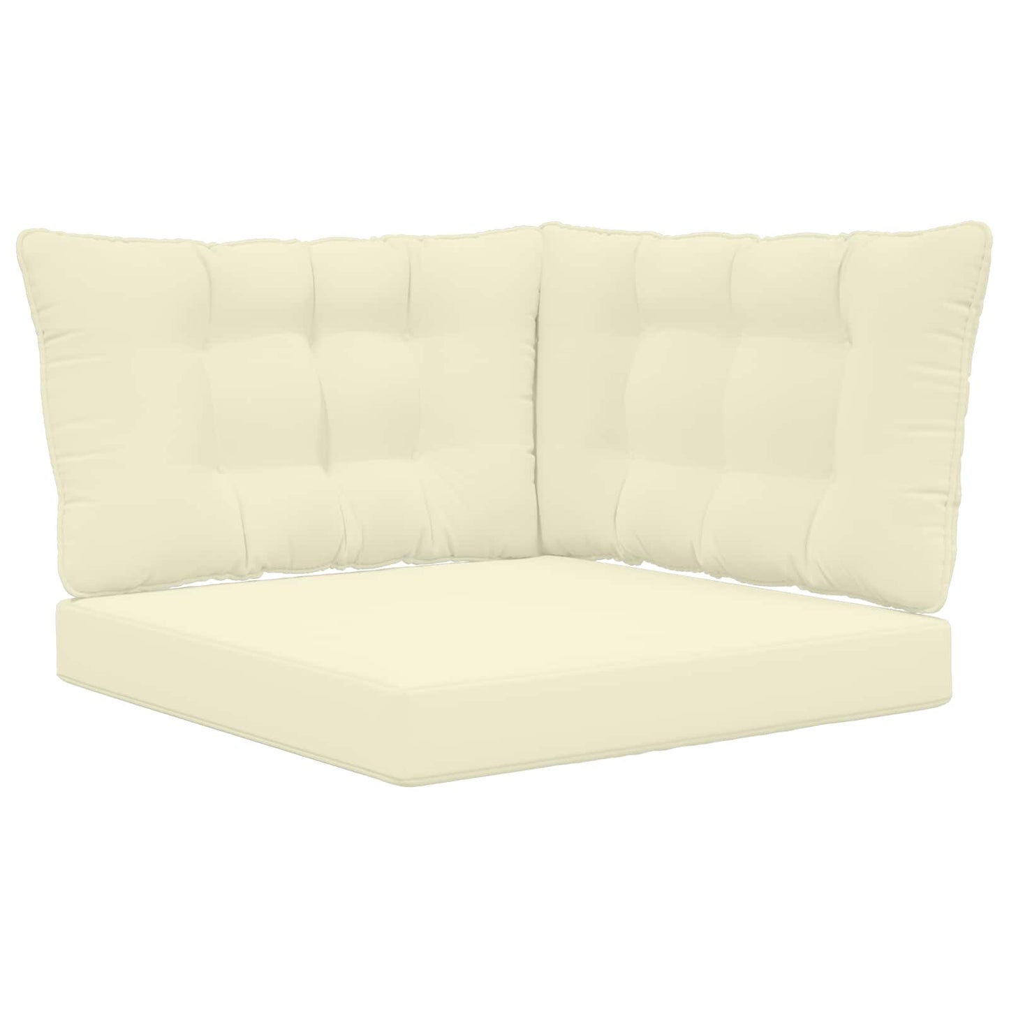 Buiten bankkussen 3 pcs Crème Polyester is nu te koop bij PeponiXL, paradijselijk wonen!