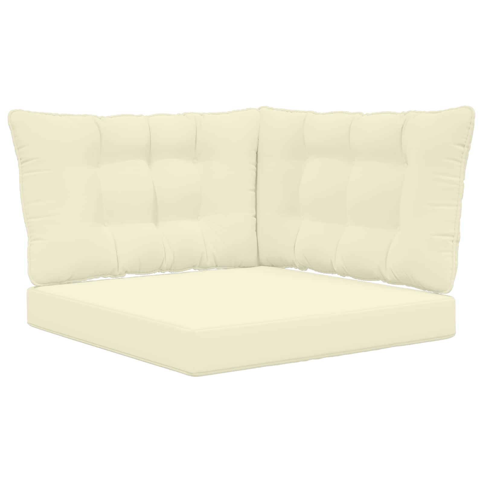 Buiten bankkussen 3 pcs Crème Polyester is nu te koop bij PeponiXL, paradijselijk wonen!