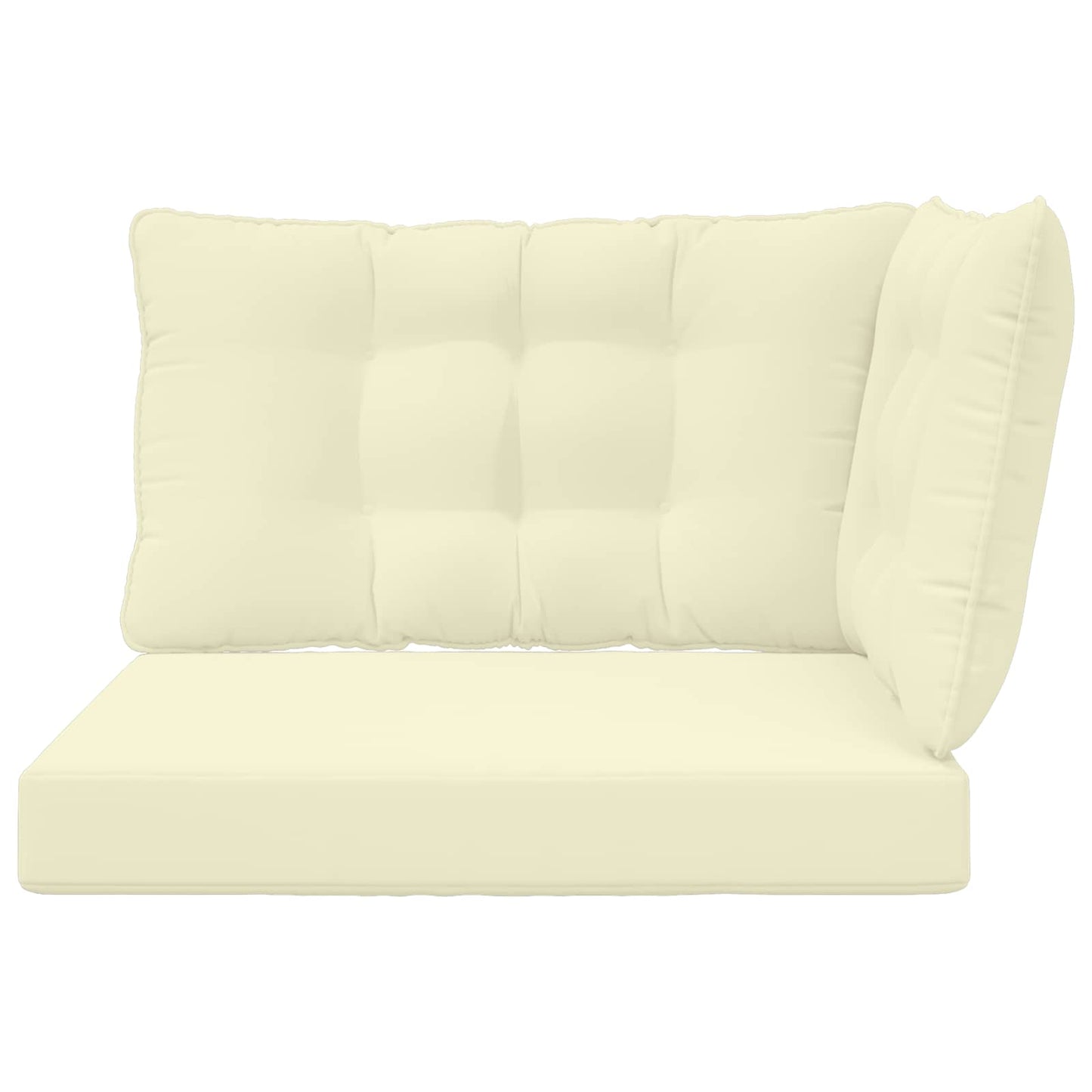 Buiten bankkussen 3 pcs Crème Polyester is nu te koop bij PeponiXL, paradijselijk wonen!