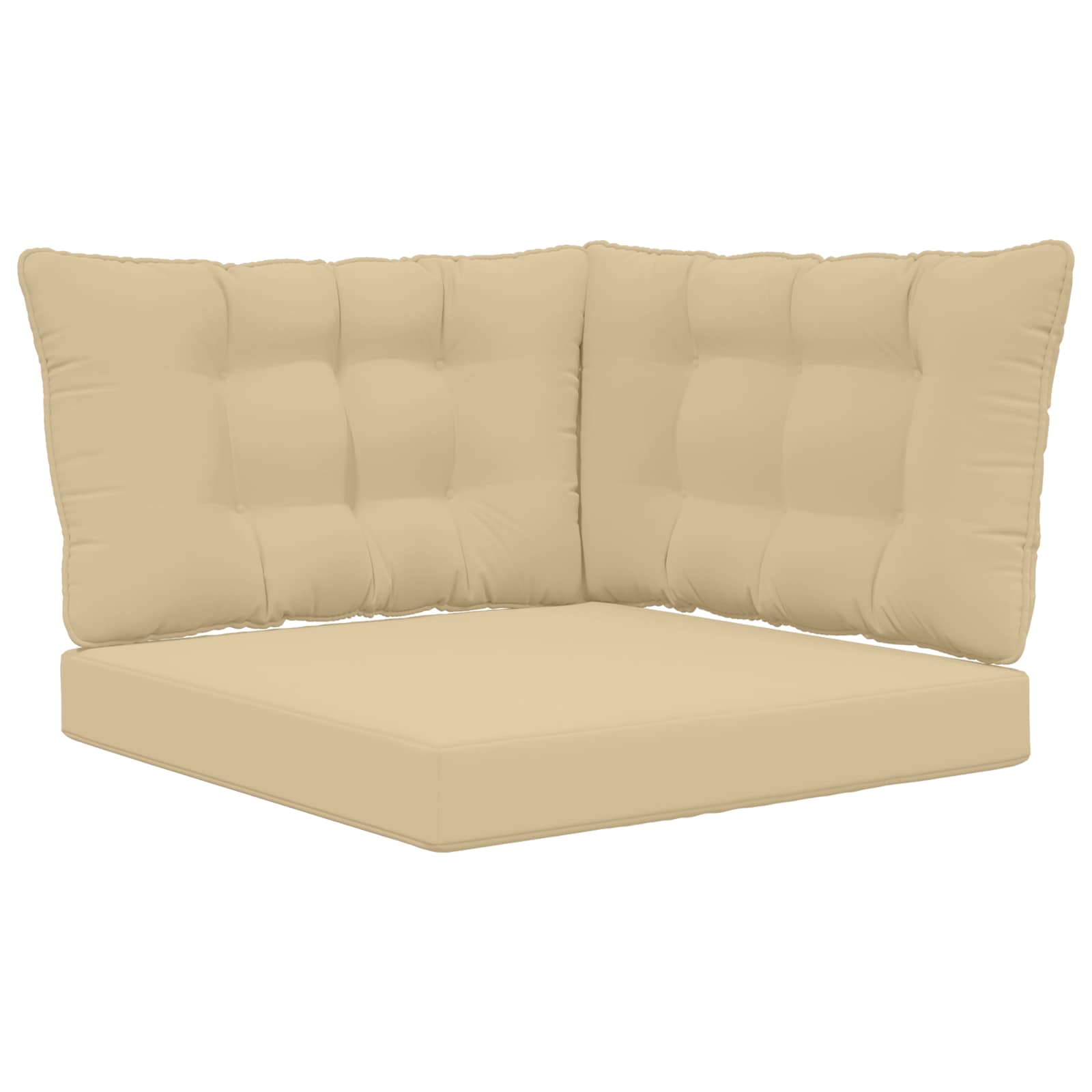 Buiten bankkussen 3 pcs Beige Polyester is nu te koop bij PeponiXL, paradijselijk wonen!