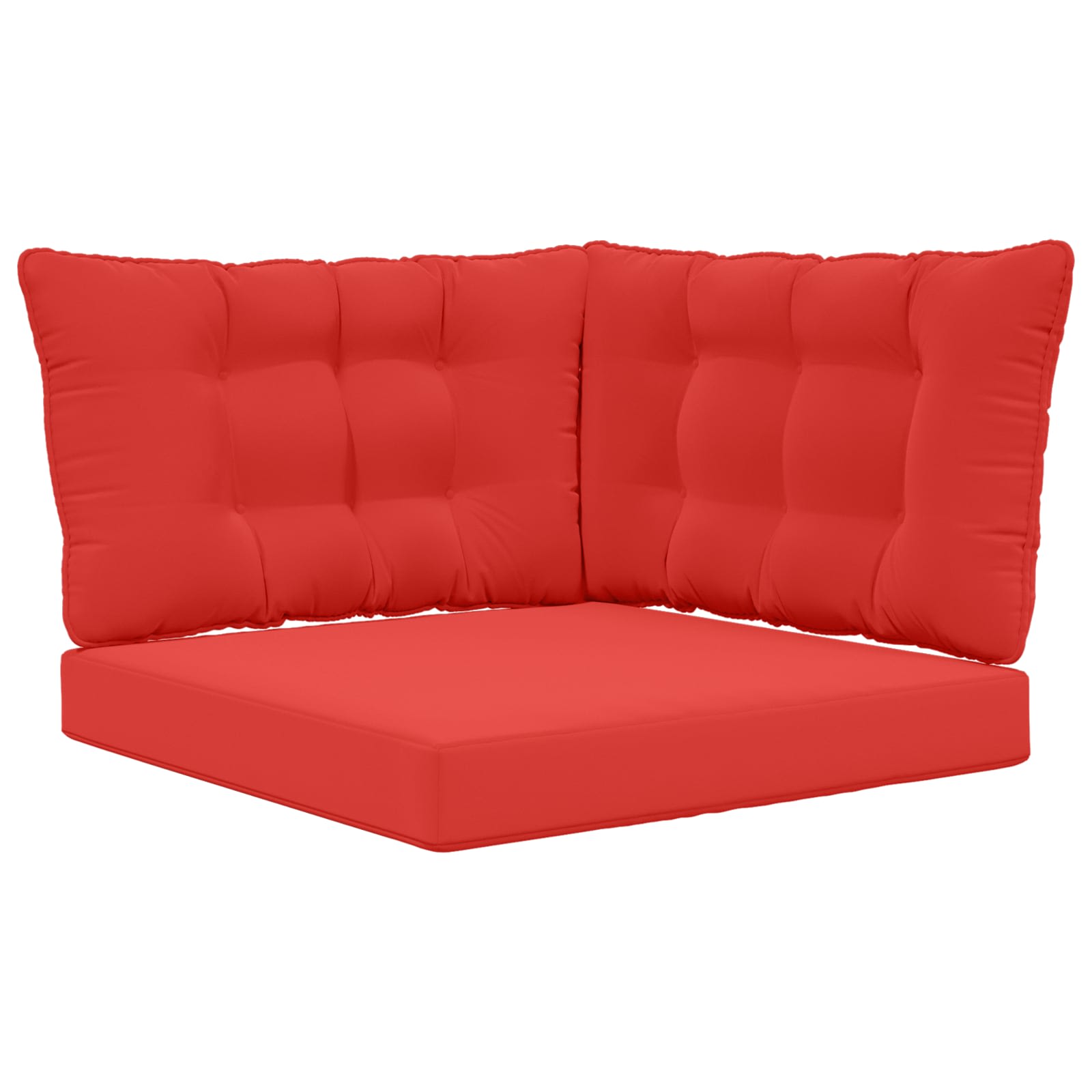 Buiten bankkussen 3 pcs Rood Polyester is nu te koop bij PeponiXL, paradijselijk wonen!