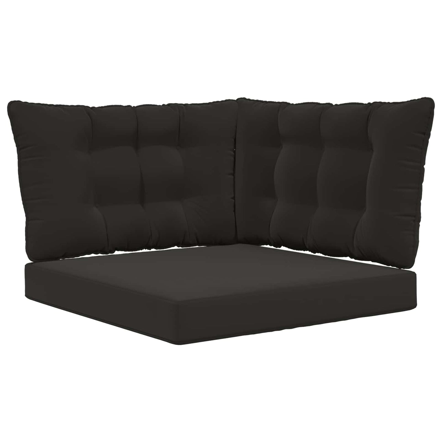 Buiten bankkussen 3 pcs Zwart Polyester is nu te koop bij PeponiXL, paradijselijk wonen!
