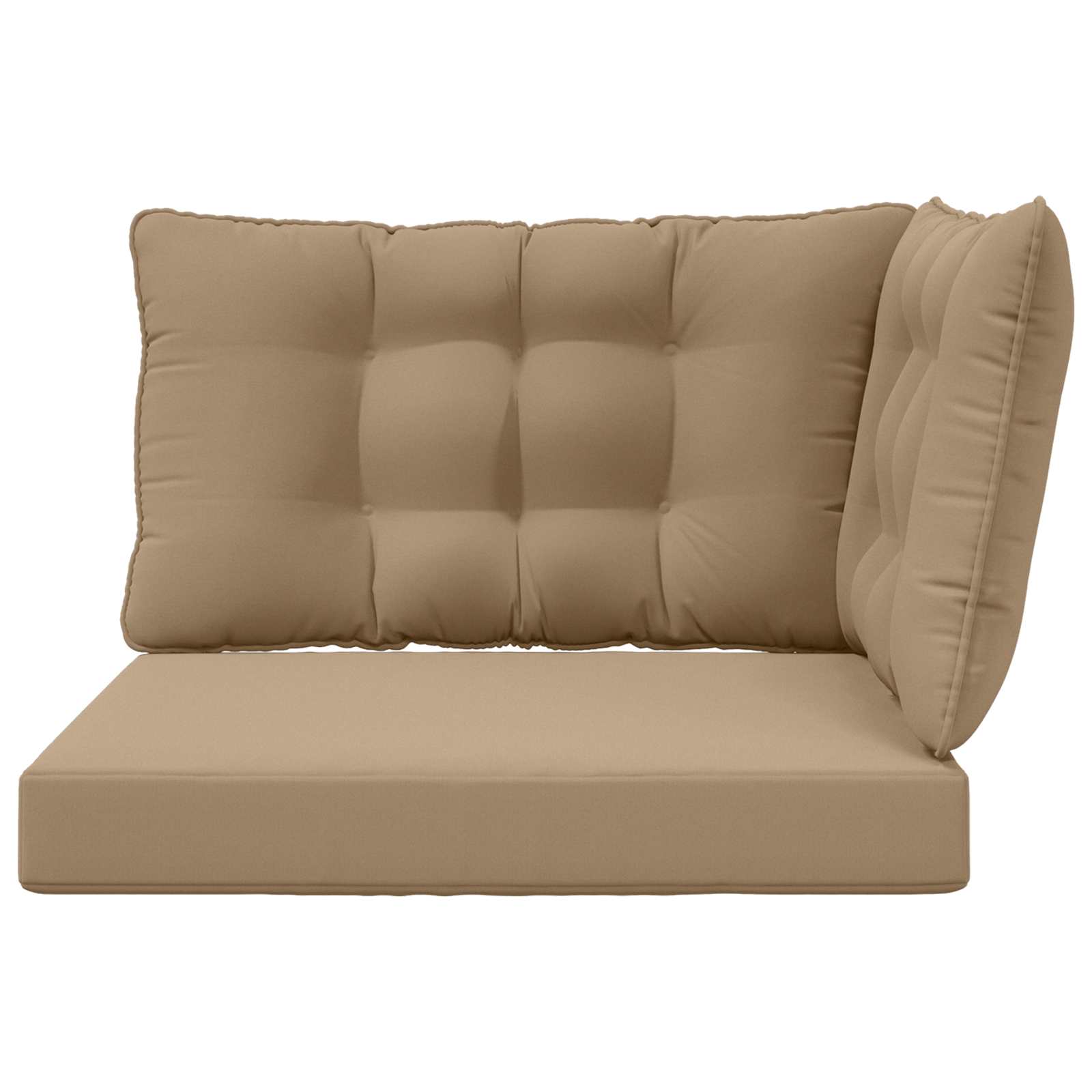 Buiten bankkussen 3 pcs Taupe Polyester is nu te koop bij PeponiXL, paradijselijk wonen!