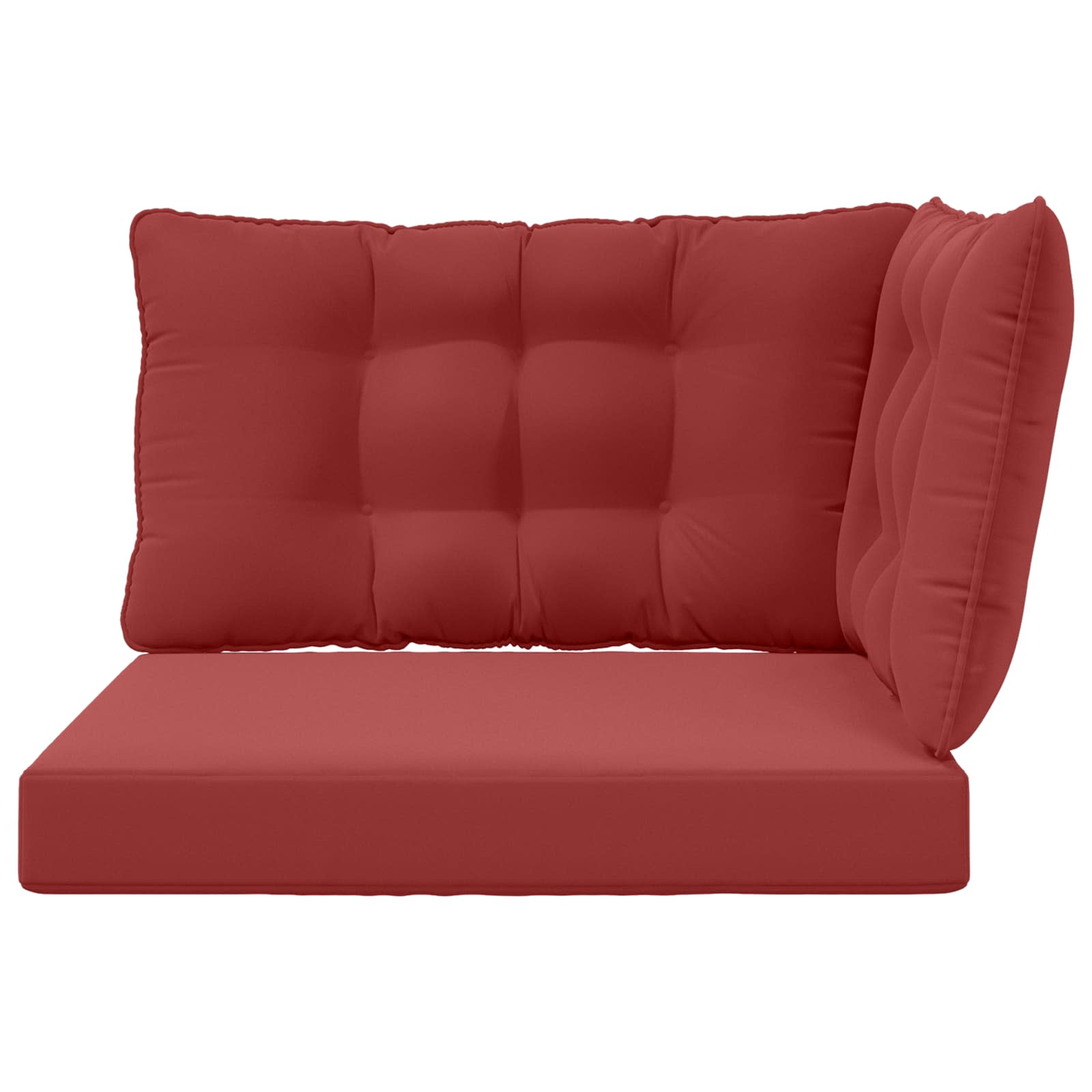 Buiten bankkussen 3 pcs Wijnrood Polyester is nu te koop bij PeponiXL, paradijselijk wonen!