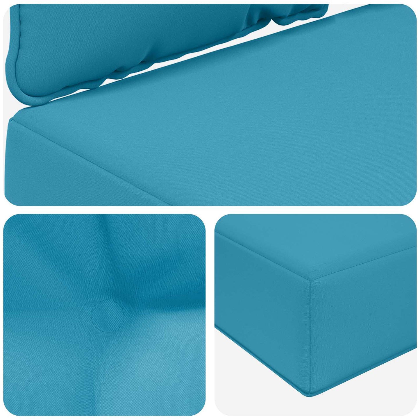 Buiten bankkussen 3 pcs Koninklijk Blauw Polyester is nu te koop bij PeponiXL, paradijselijk wonen!
