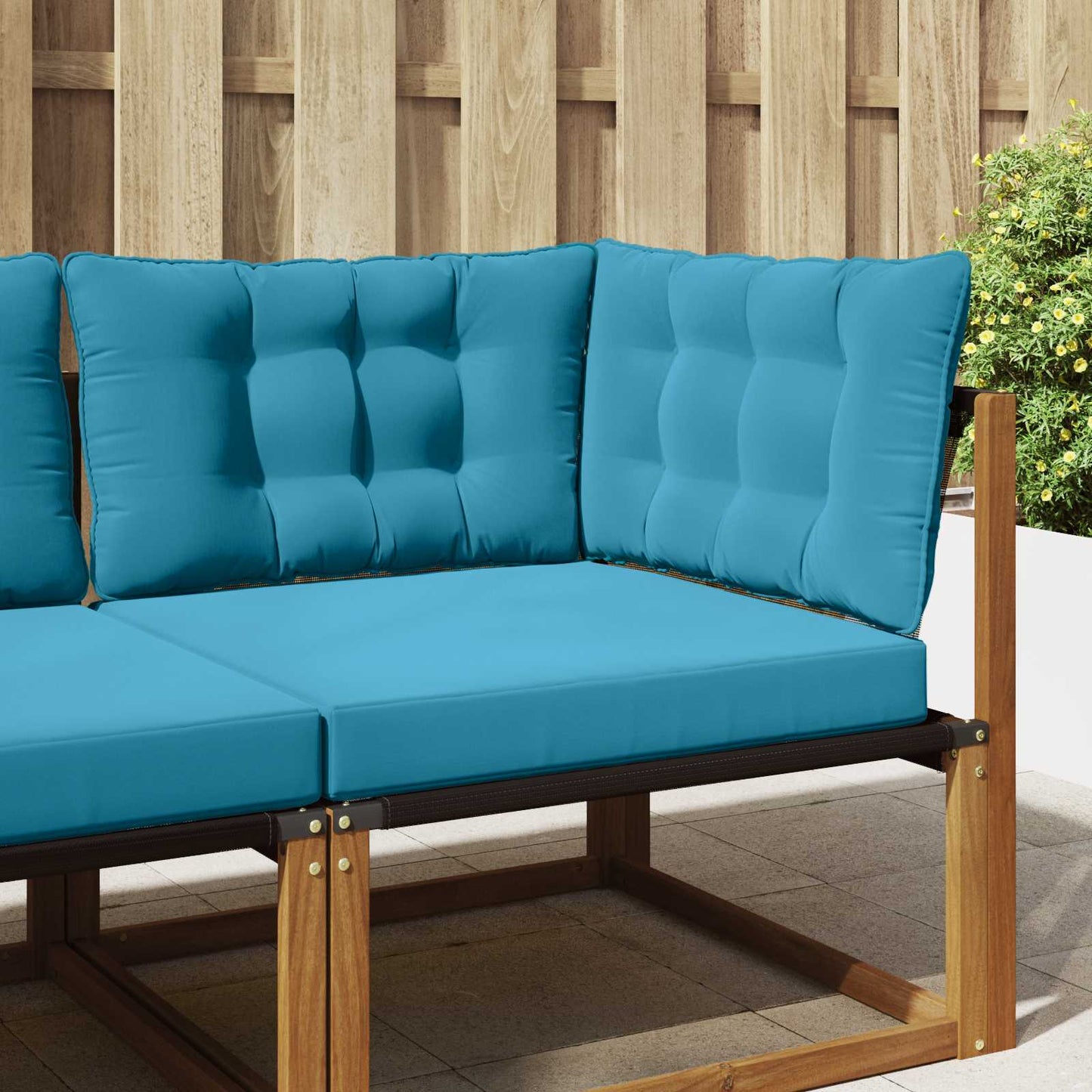 Buiten bankkussen 3 pcs Koninklijk Blauw Polyester is nu te koop bij PeponiXL, paradijselijk wonen!