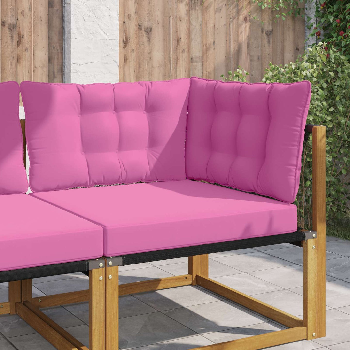 Buiten bankkussen 3 pcs Roze Polyester is nu te koop bij PeponiXL, paradijselijk wonen!