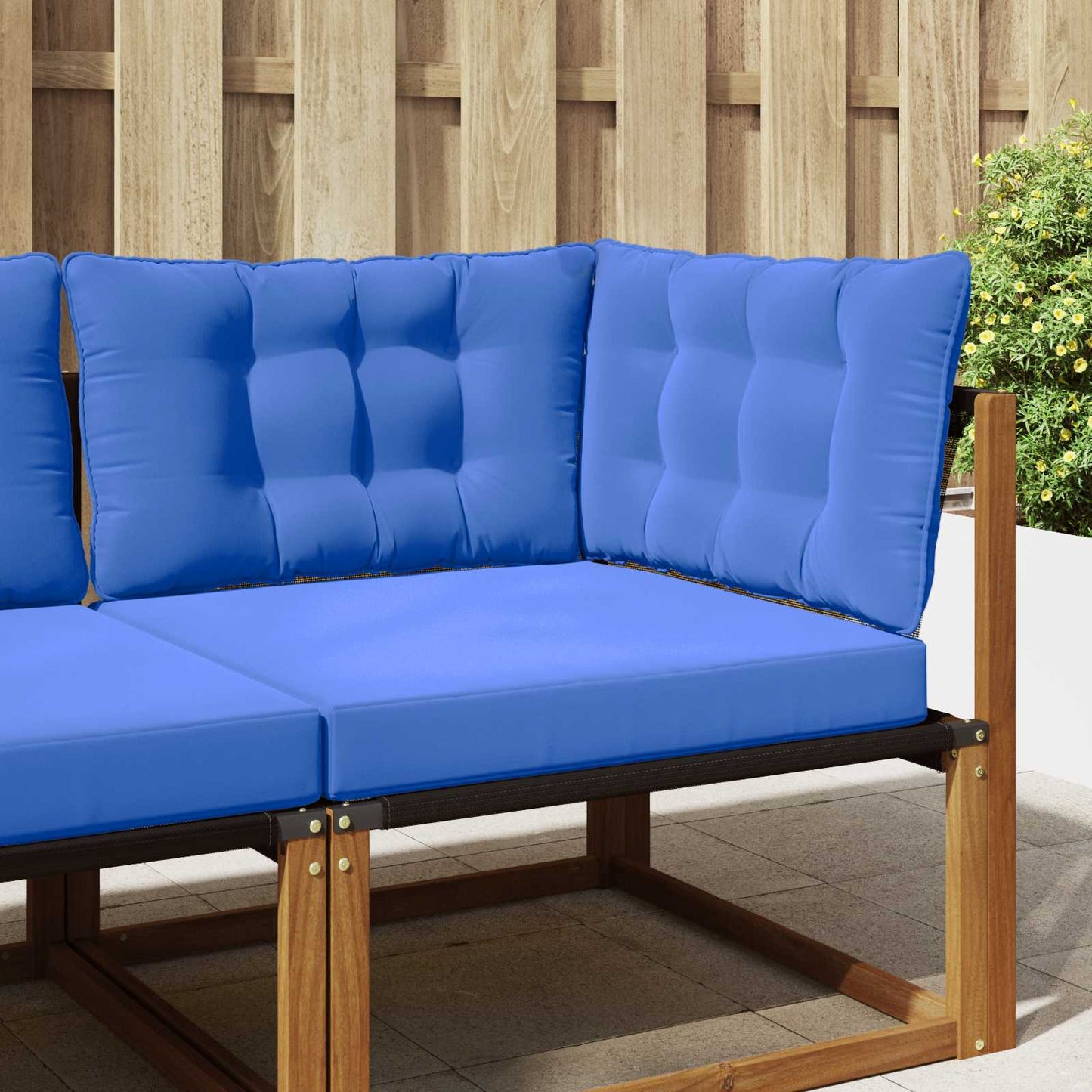 Buiten bankkussen 3 pcs Turquoise Polyester is nu te koop bij PeponiXL, paradijselijk wonen!
