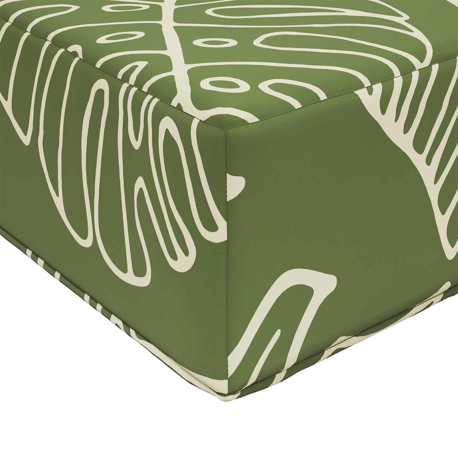 Buiten Zitkussen Groene Bladeren 40 x 40 x 8 cm 100% Polyester is nu te koop bij PeponiXL, paradijselijk wonen!